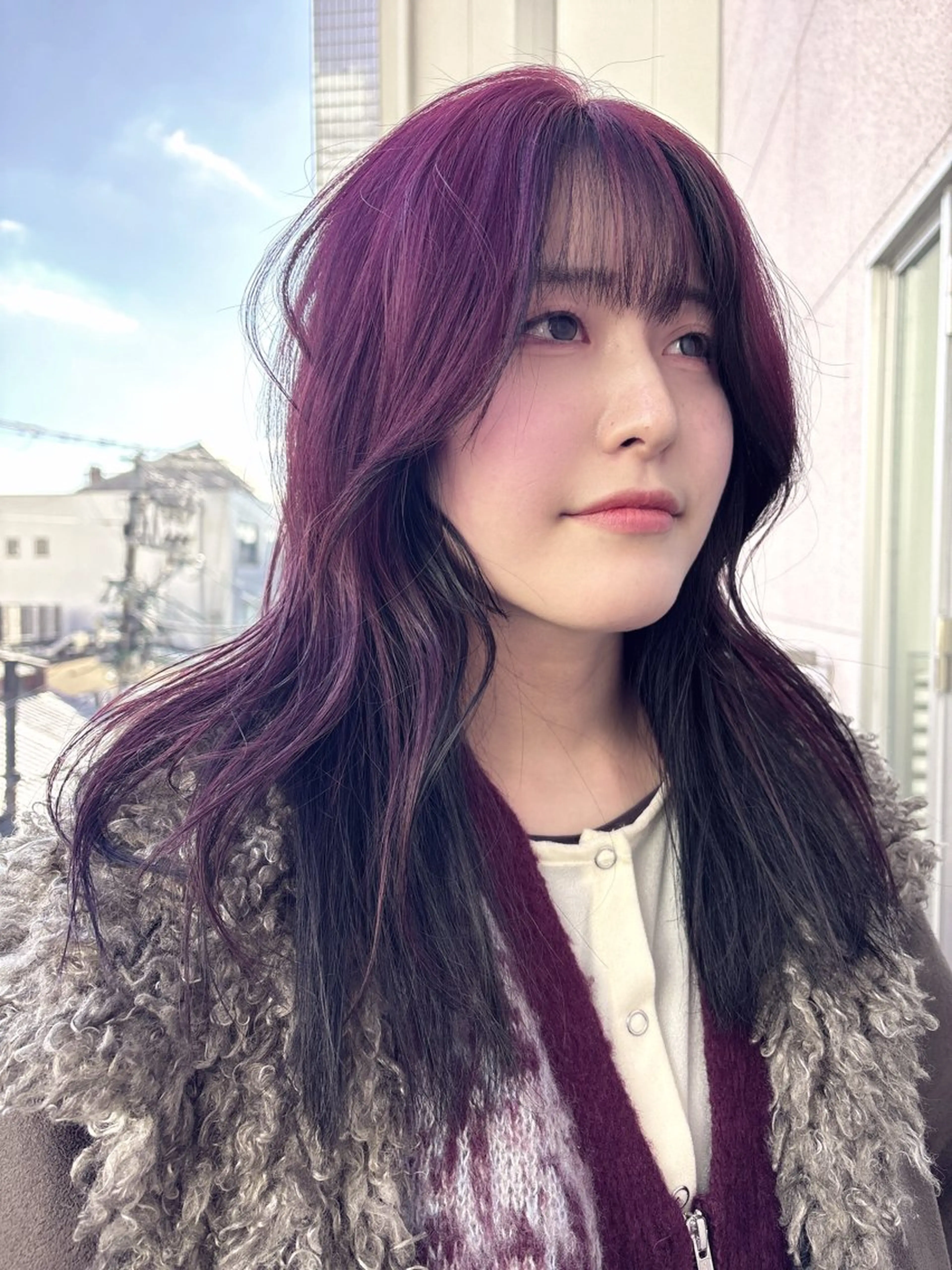 セミロング カット ヘアカラー トリートメント ブリーチ🌟リタッチ 🎠KANON🎡のヘアスタイル