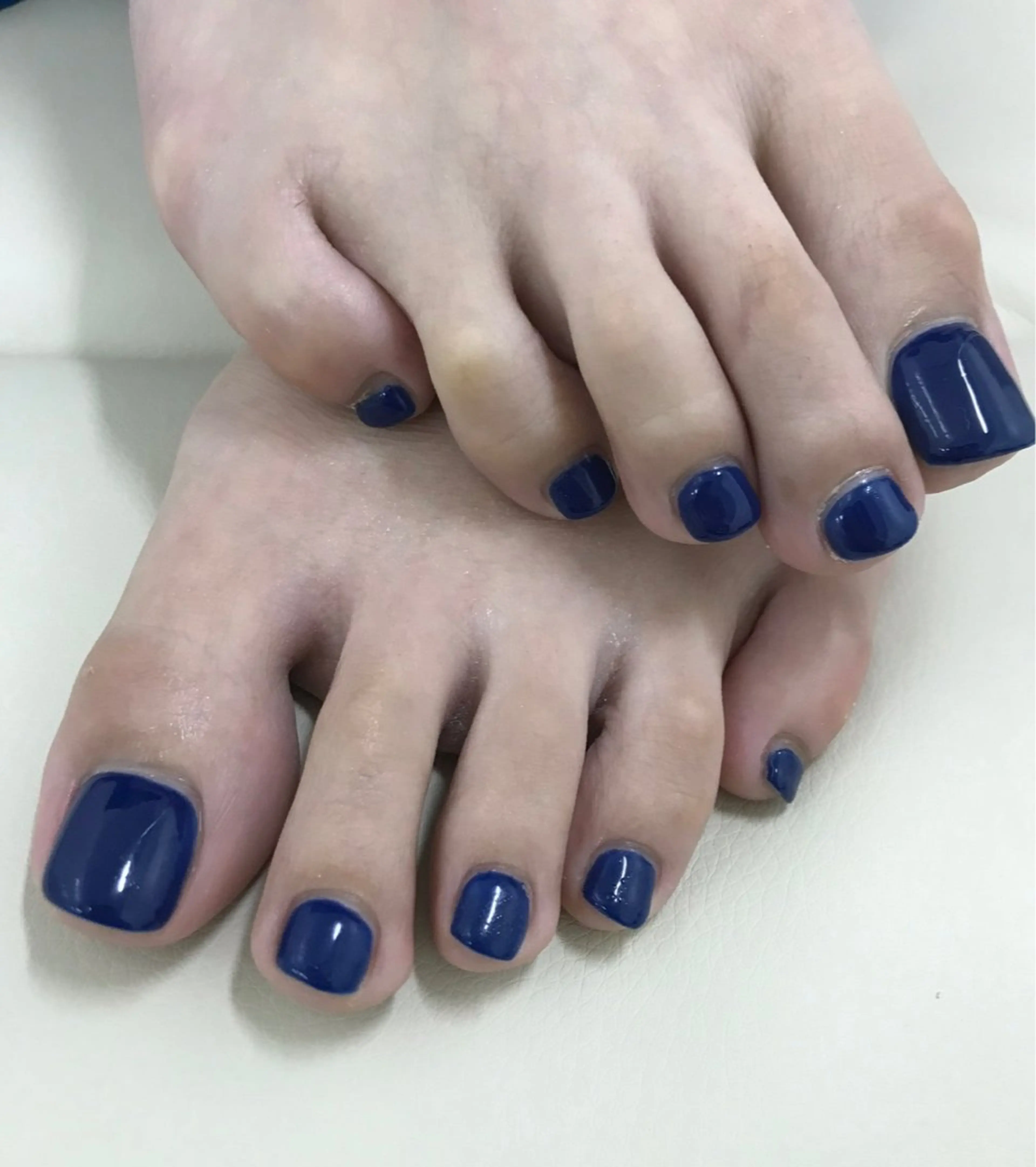 オフ無し★フットワンカラーネイルの写真