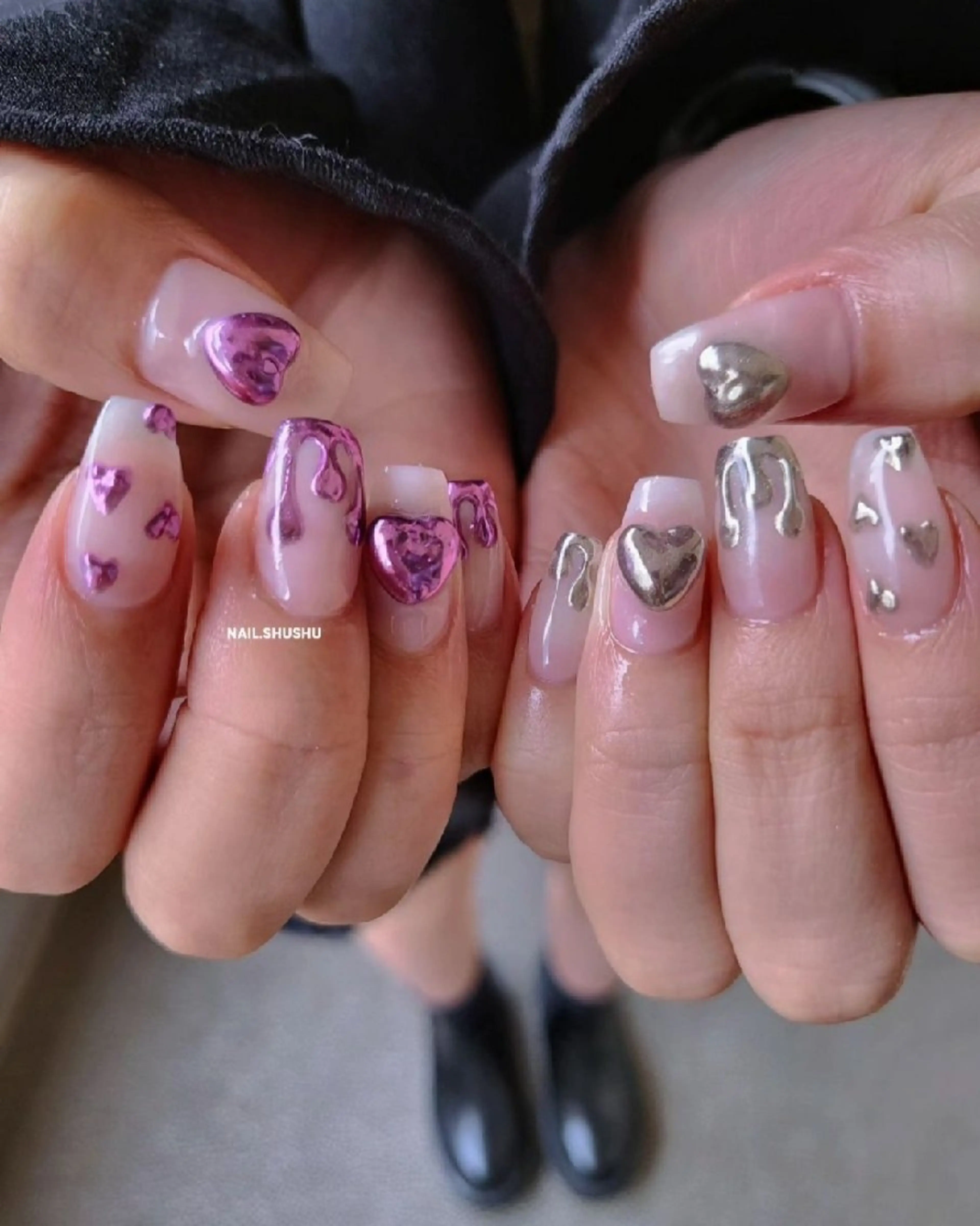 ネイル 3dパーツ/流行り 👧shushu❤️のネイルデザイン
