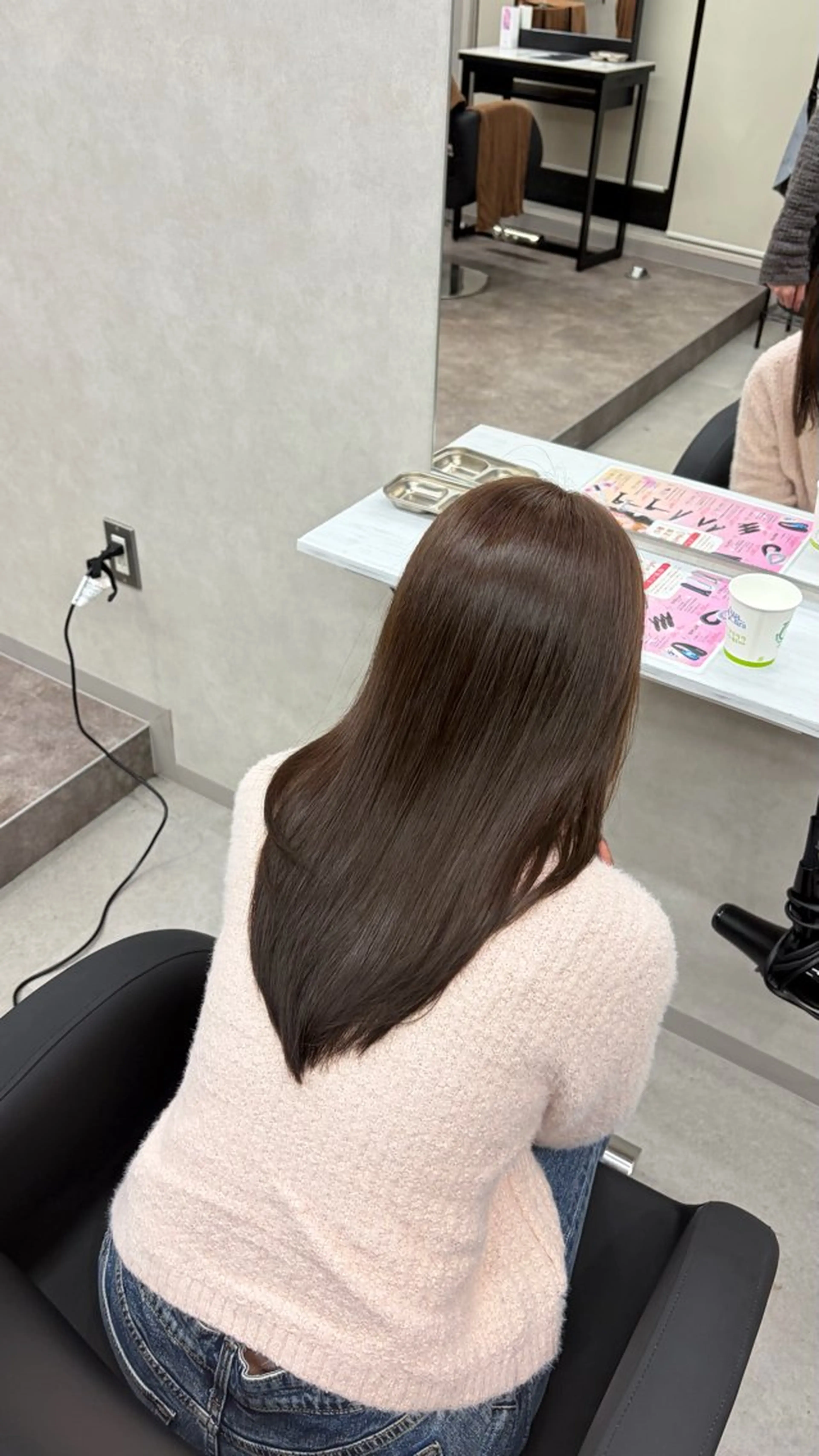 セミロング ヘアカラー GiseL maikaのヘアスタイル