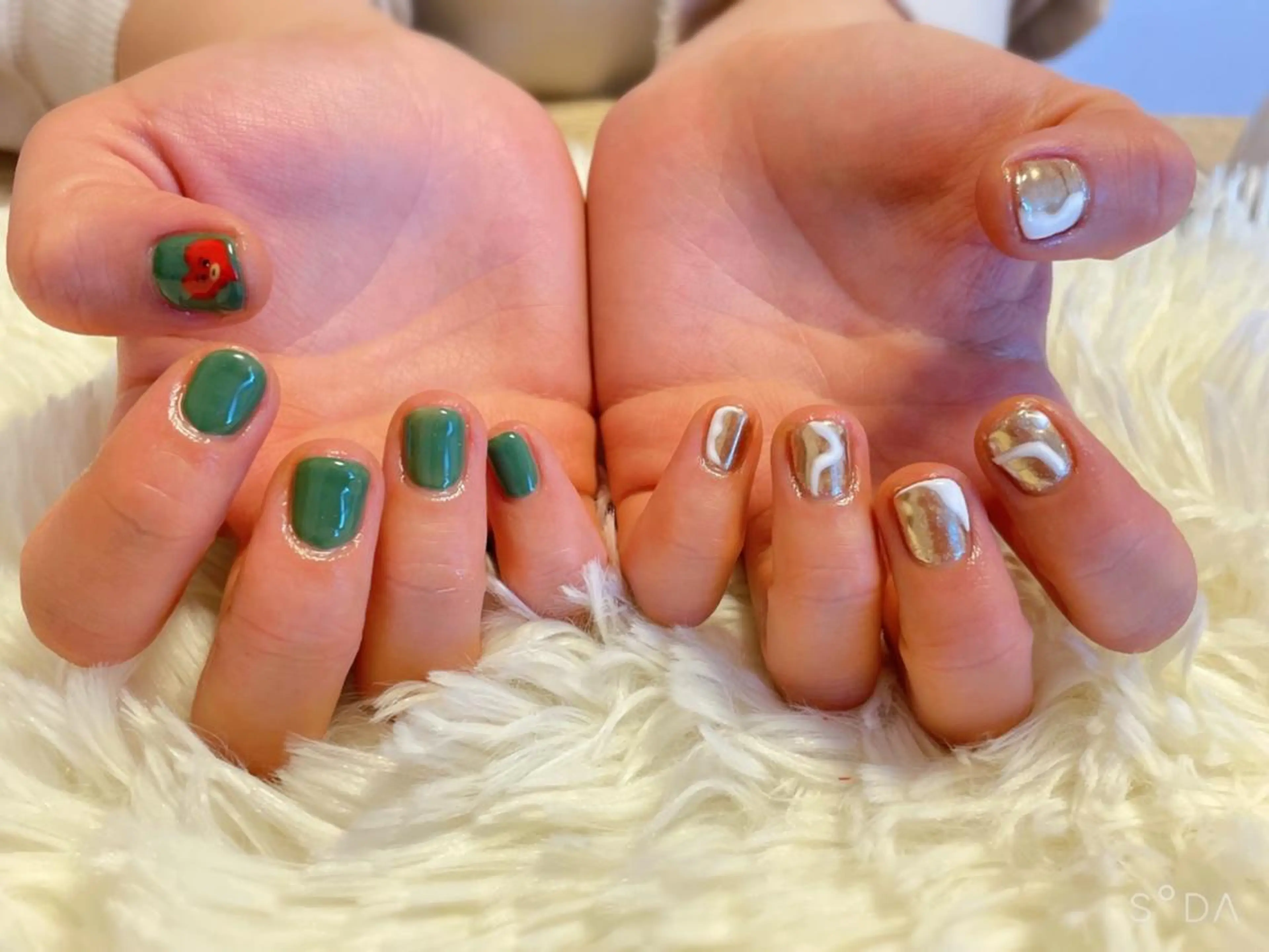 ネイル ニュアンスネイル ショートネイル Betty❤︎ ネイル＆よもぎ蒸しのネイルデザイン