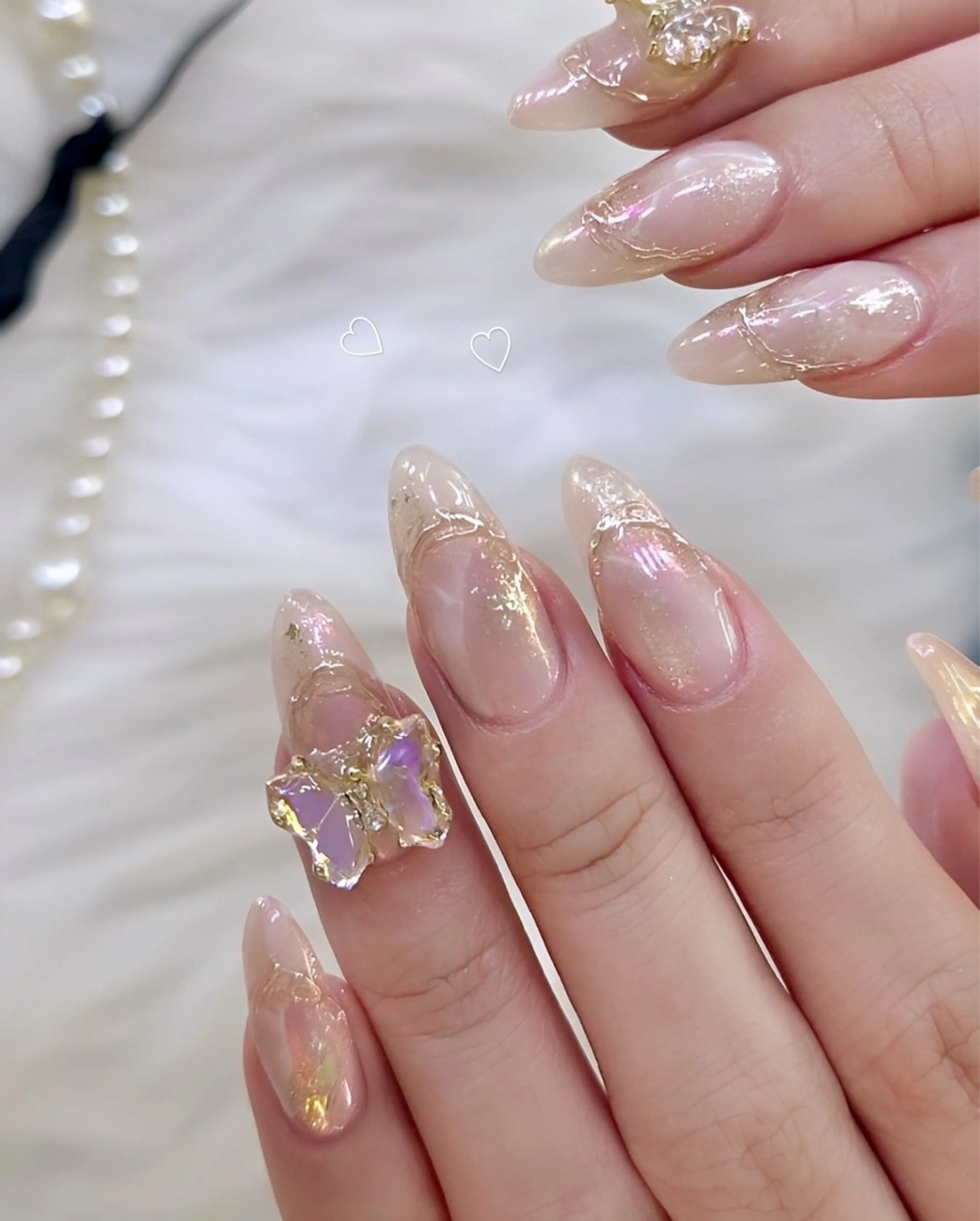 ネイル フットネイル ジェルネイル キラキラネイル 韓国ネイル マグネットネイル TIDY .のネイルデザイン