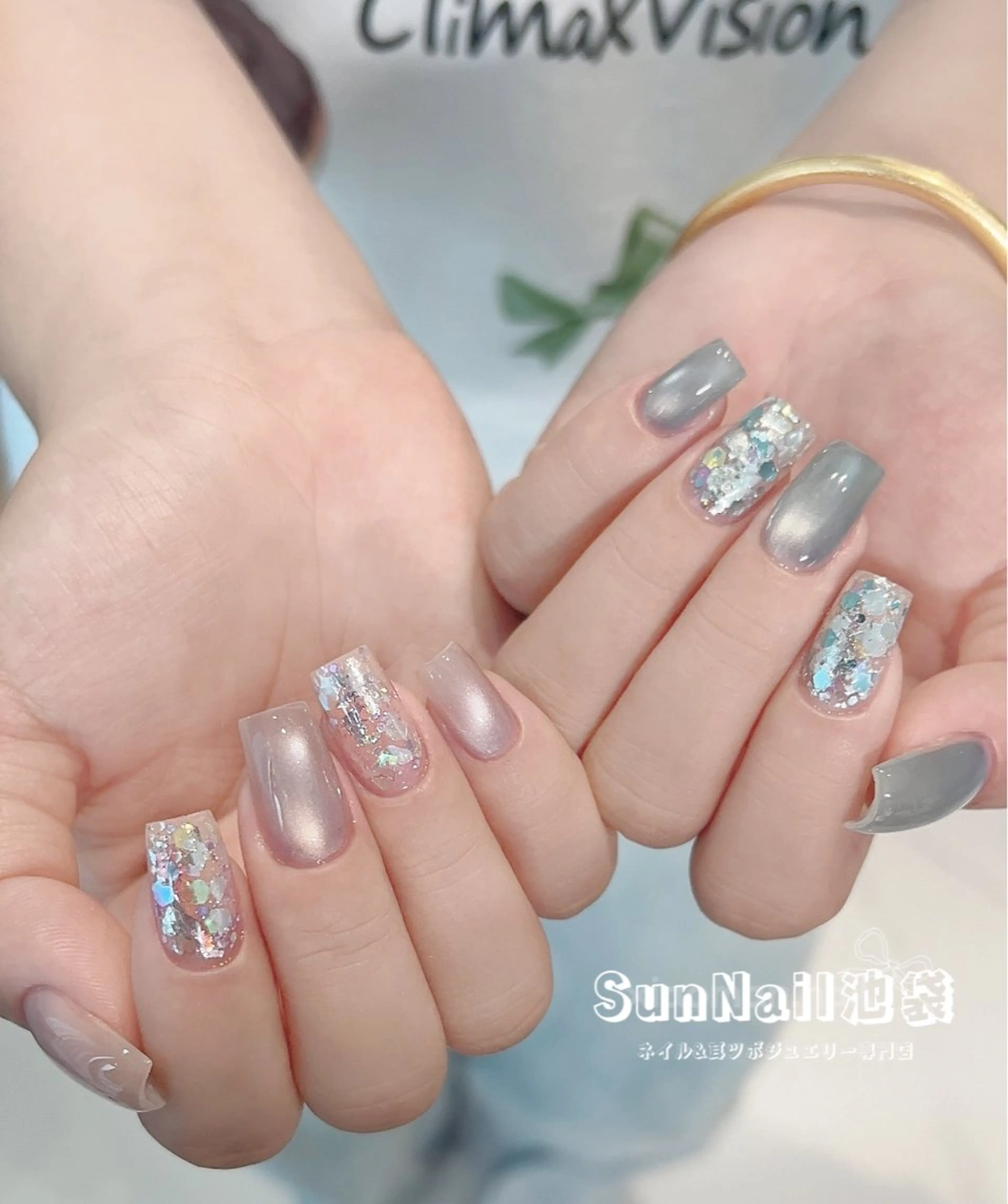 ネイル チークネイル 長さ出し フレンチネイル ガーリー 韓国ネイル ハンドネイル ハンドケア Sun Nail 池袋のエステ・リラクイメージ