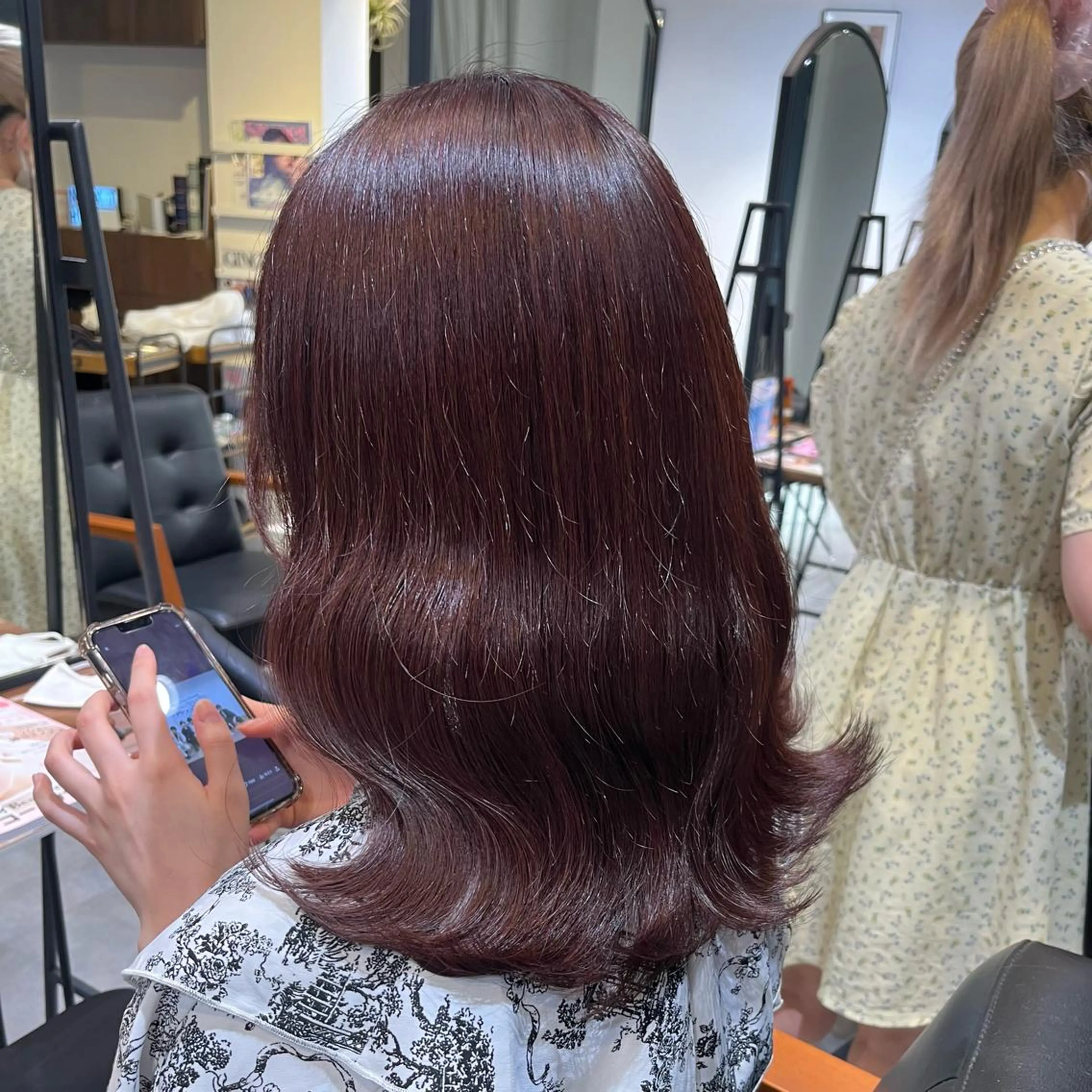 ミディアム カラー ヘアアレンジ ・˚✧すずね˚✧* lucia(ルチア)のマツエク・マツパデザイン