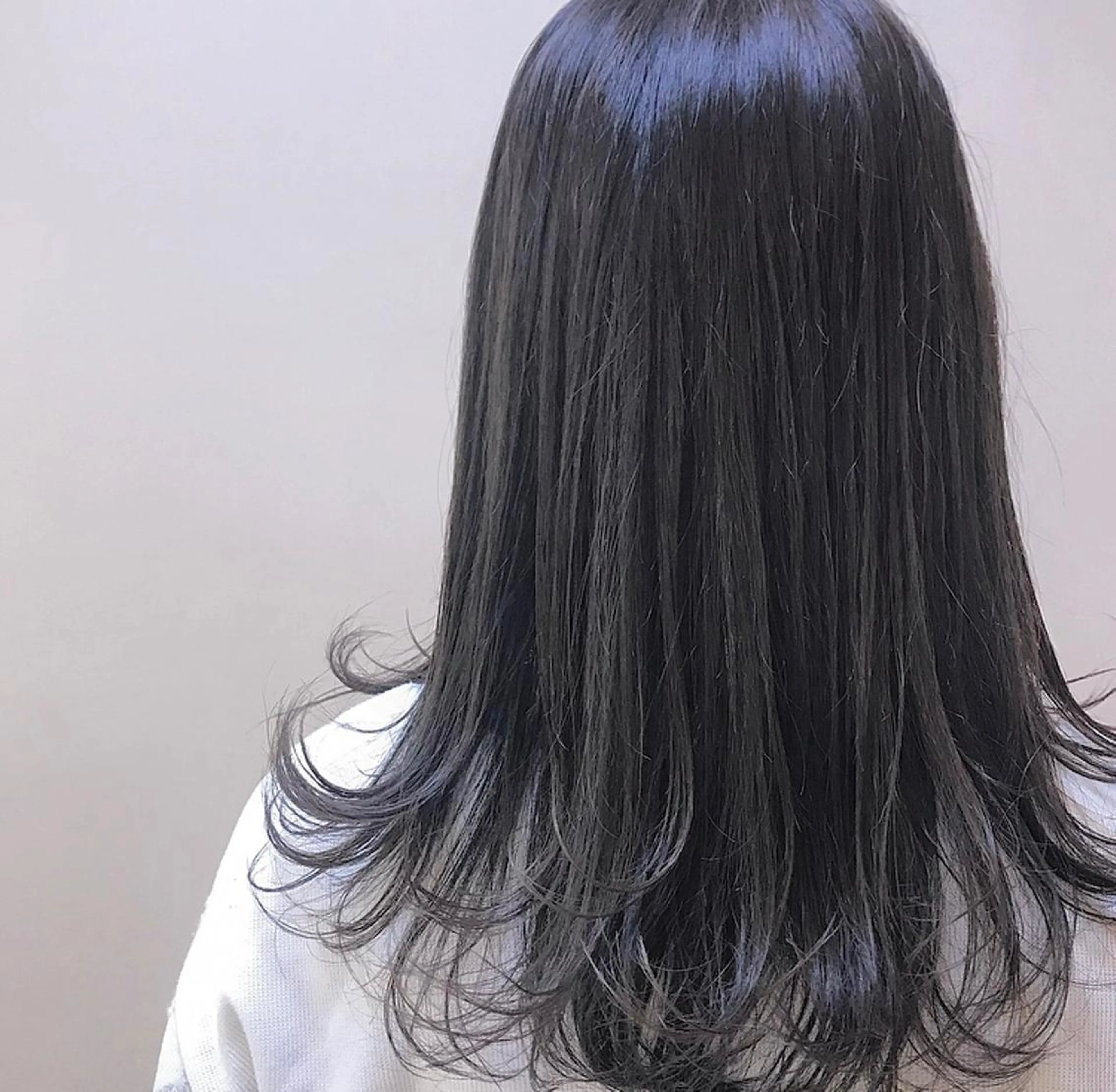 ロング カラー 縮毛矯正 似合わせカットカラー ♡佐藤捺美のヘアスタイル