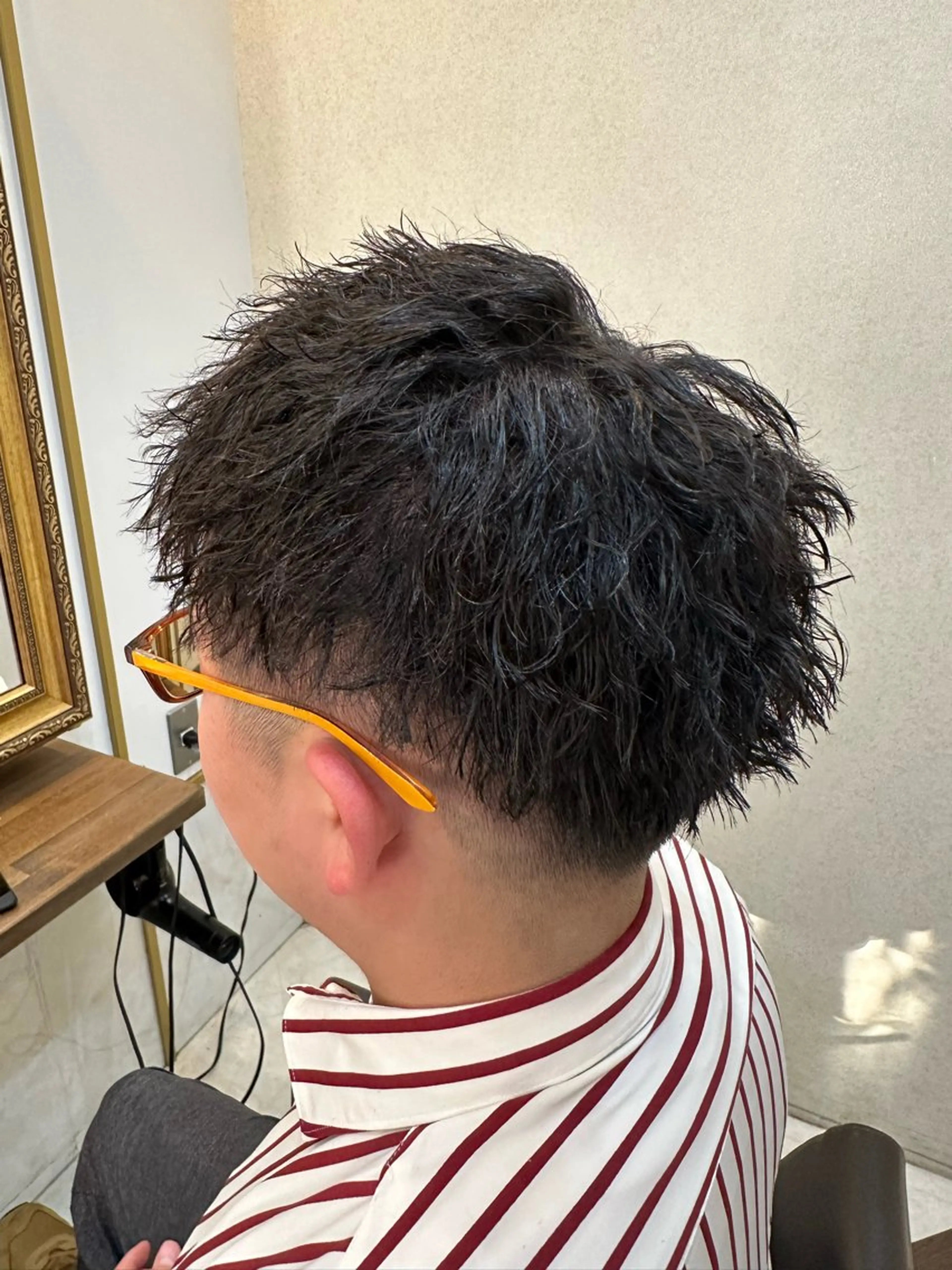 ショート パーマ 大日方 祐介のヘアスタイル