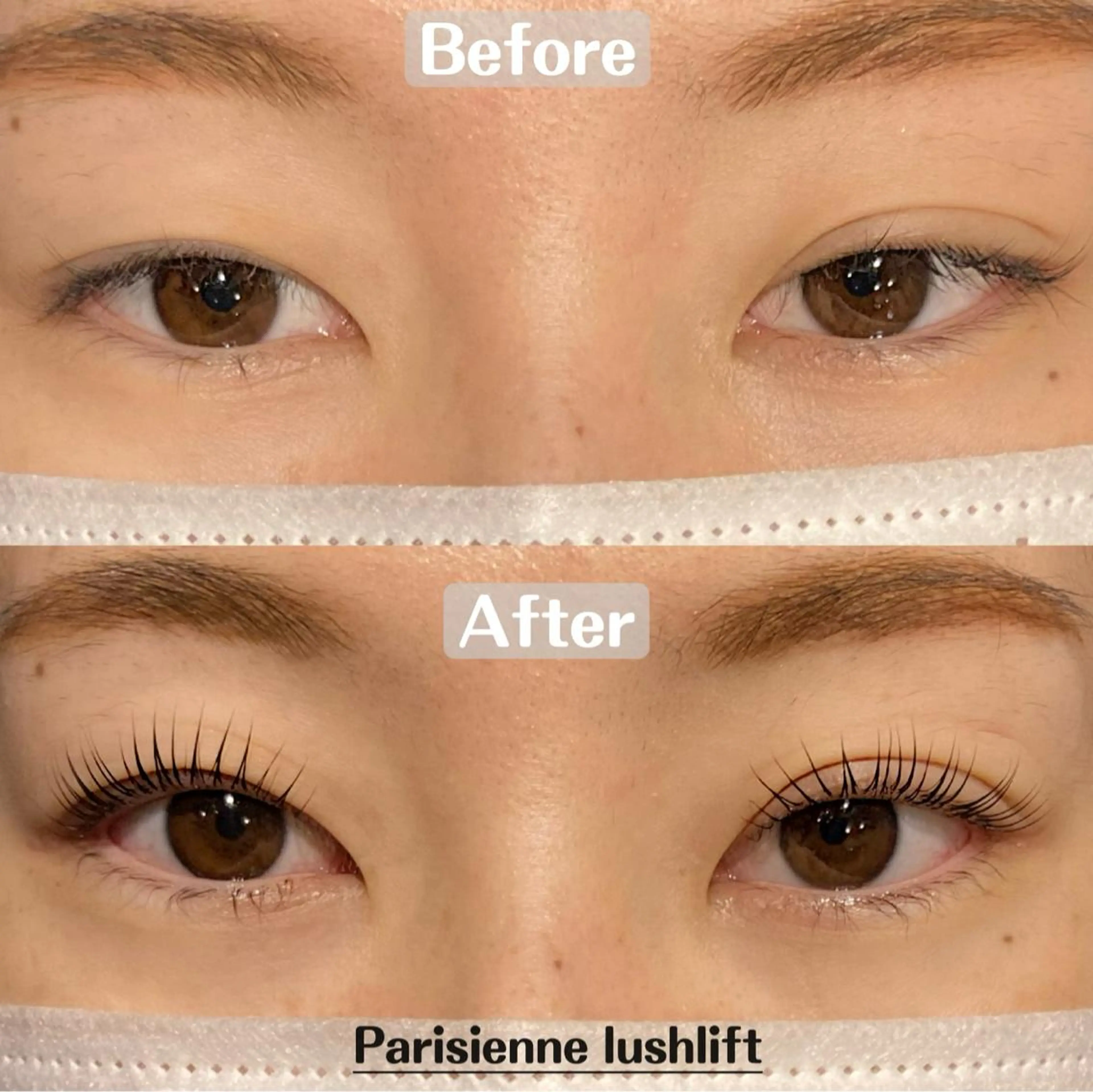 マツエク・マツパ パリジェンヌラッシュリフト マツパ Earth coiffure beaute長野稲田店所属・林 愛子のマツエク・マツパデザイン