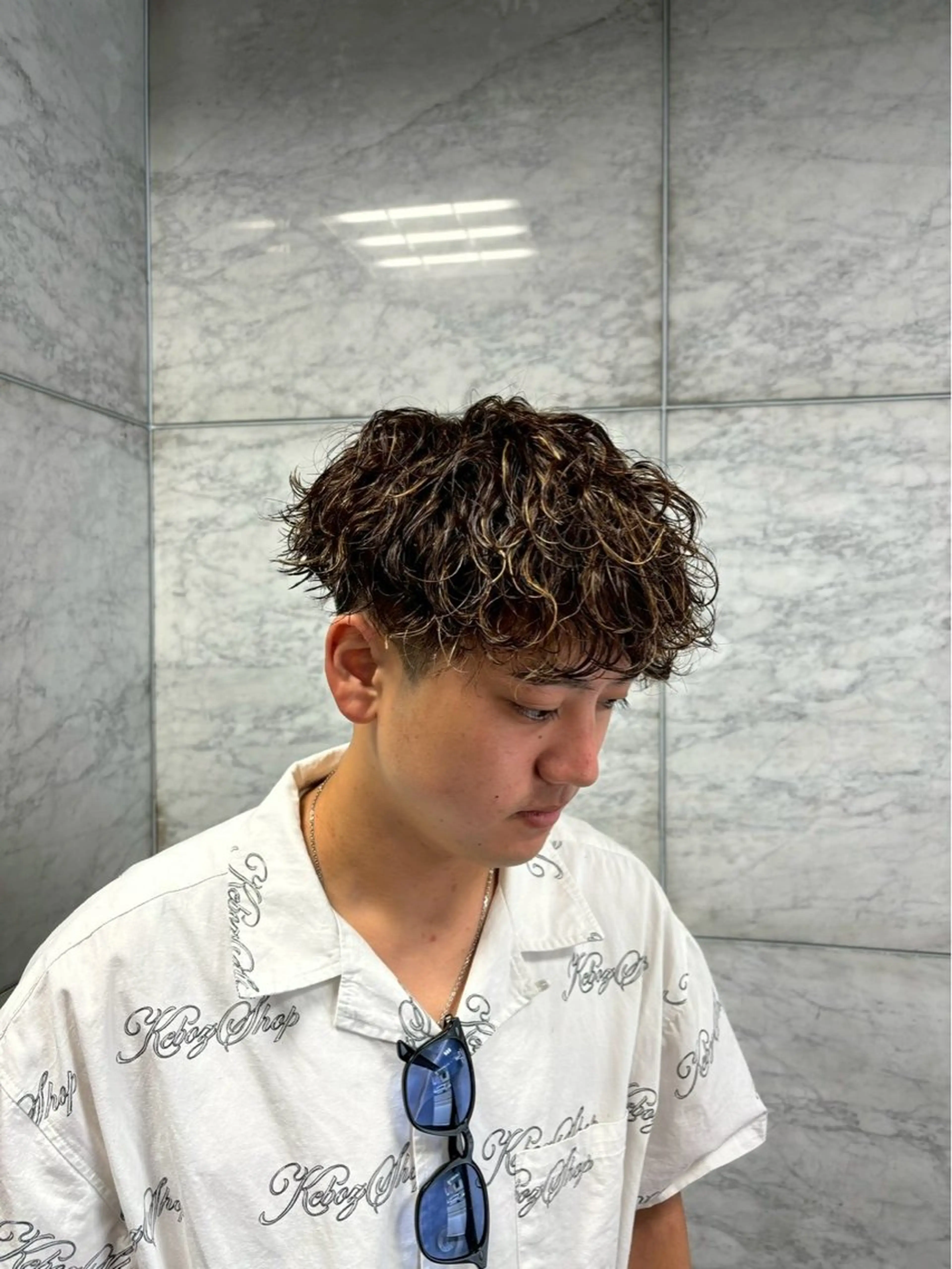 メンズ 京都駅メンズサロン マッシュのヘアスタイル