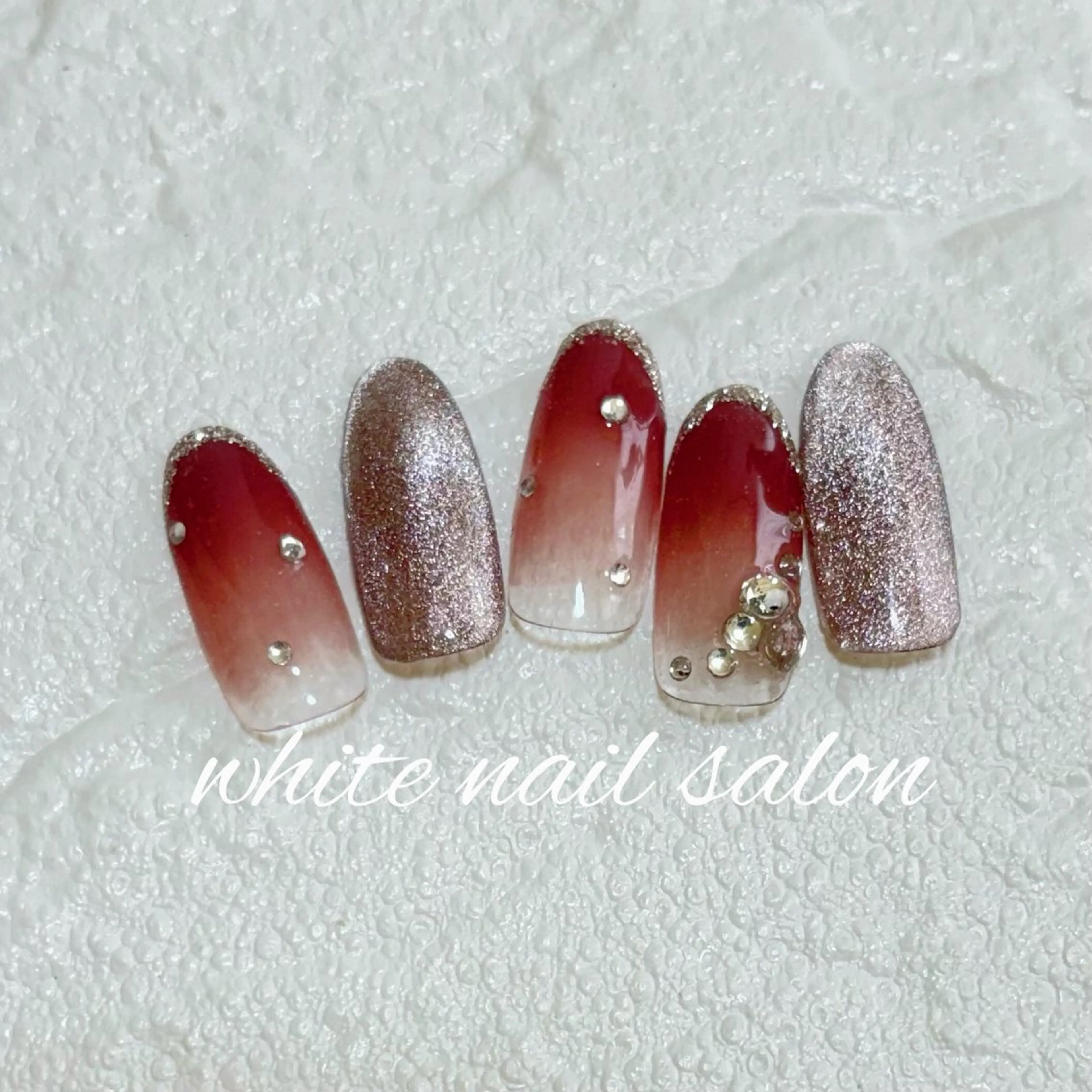 ネイル フットネイル ハンドネイル white nail salonのネイルデザイン