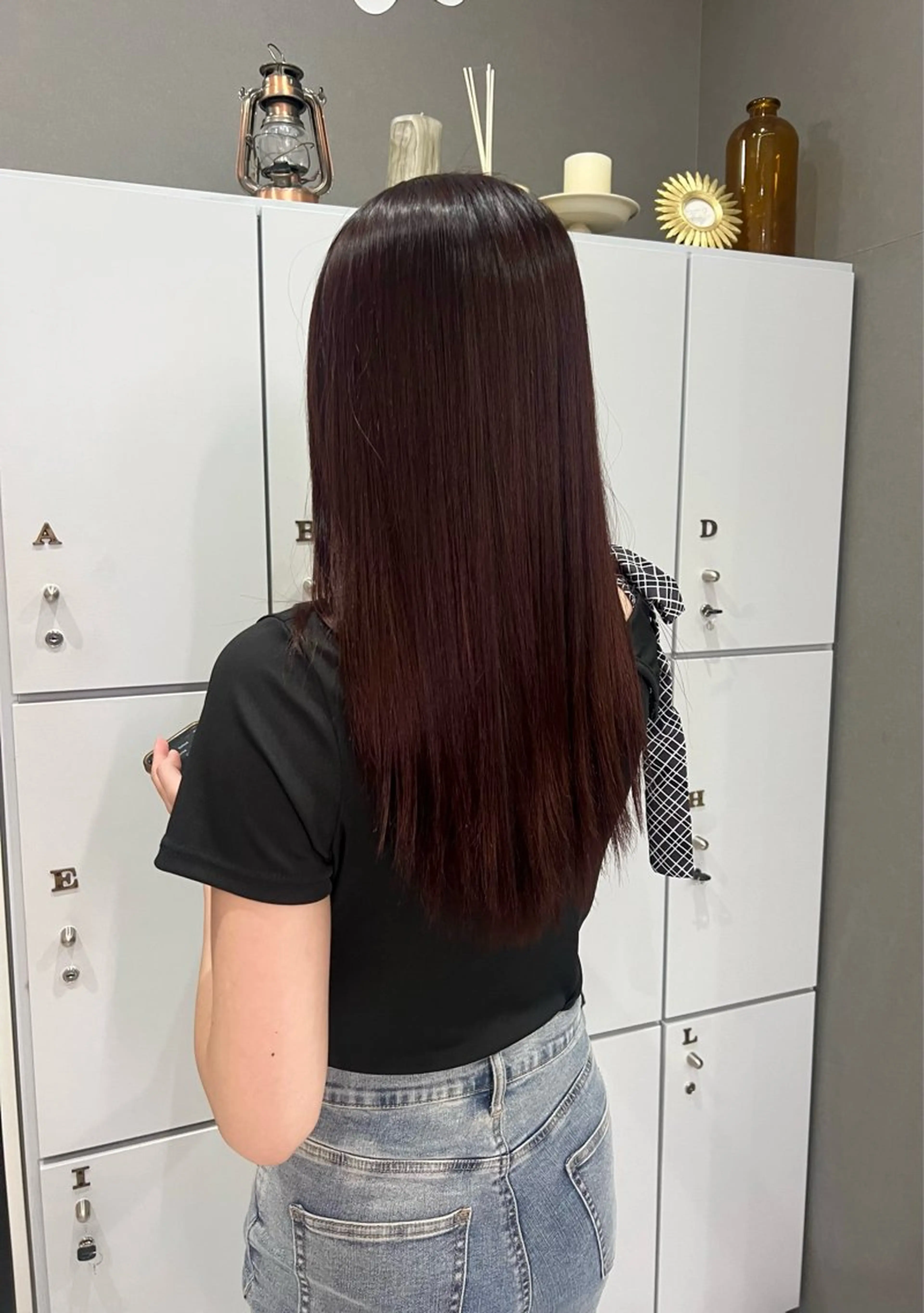 ロング ヘアカラー 佐藤 玲杏のヘアスタイル