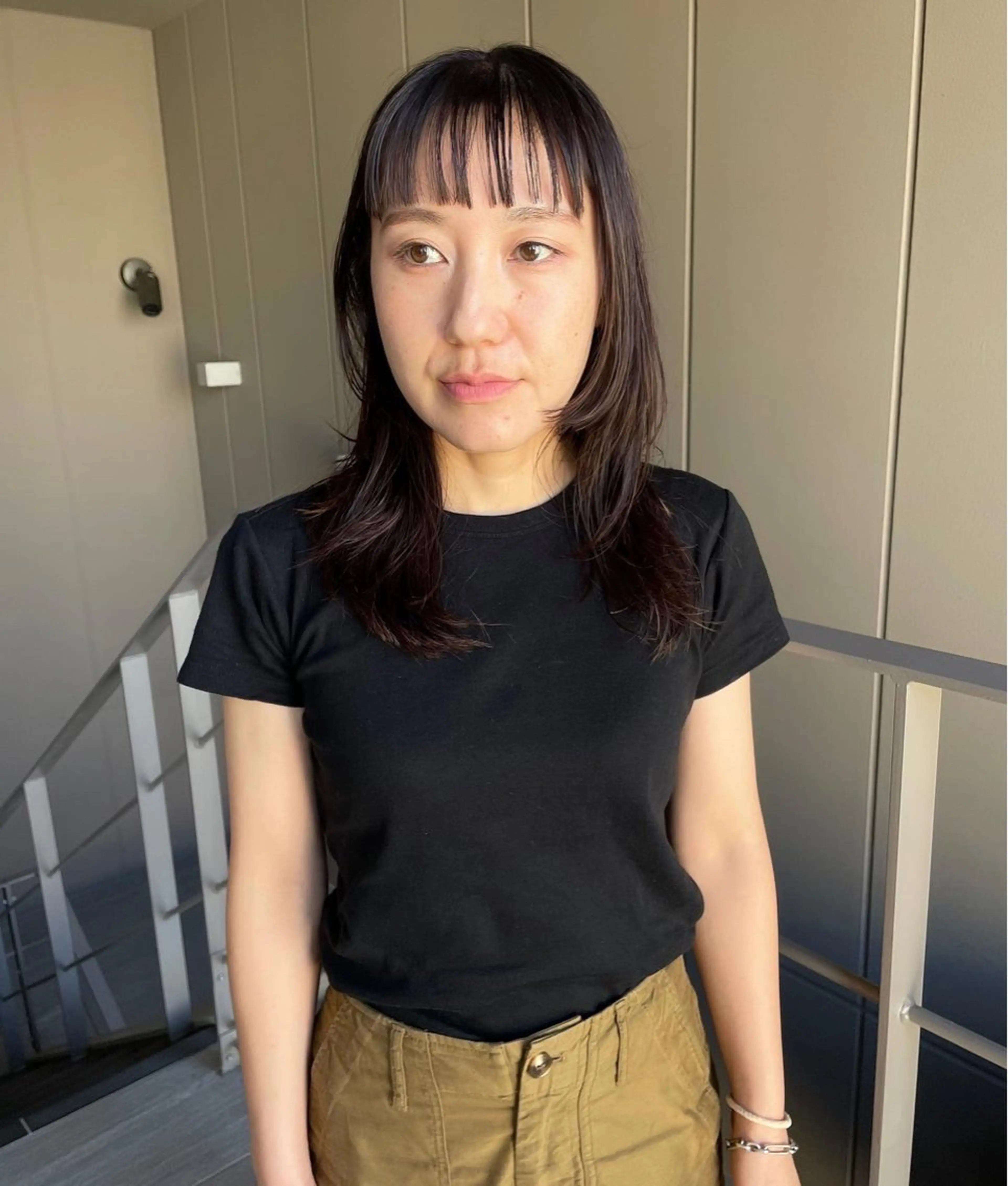 ミディアム カラー カット ヘアカラー iet.所属・ウルフ/ボブ/レイヤ ーカット◎ricoのヘアスタイル