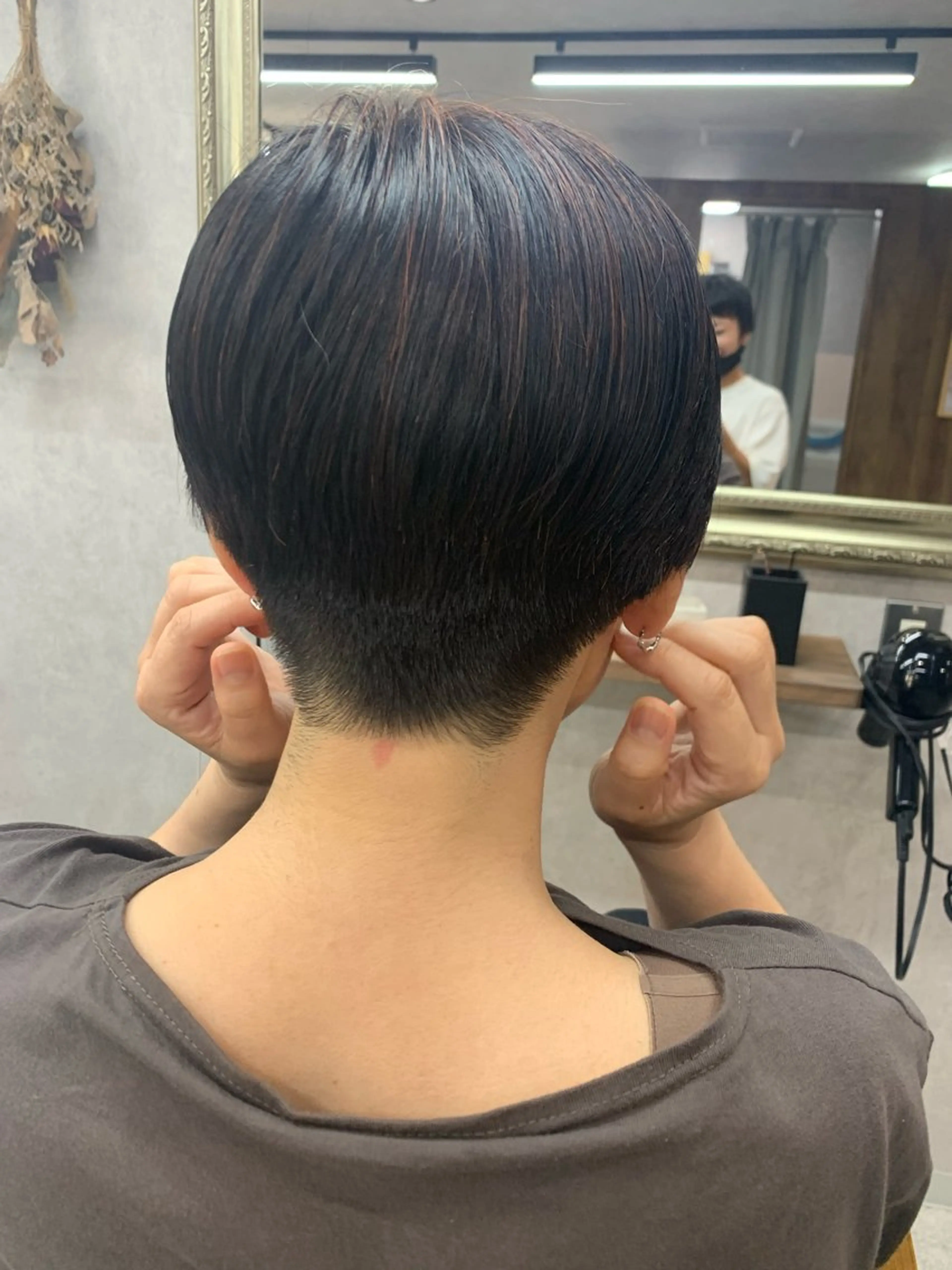 ショート カラー カット ヘアカラー トリートメント Lien 深井店のヘアスタイル
