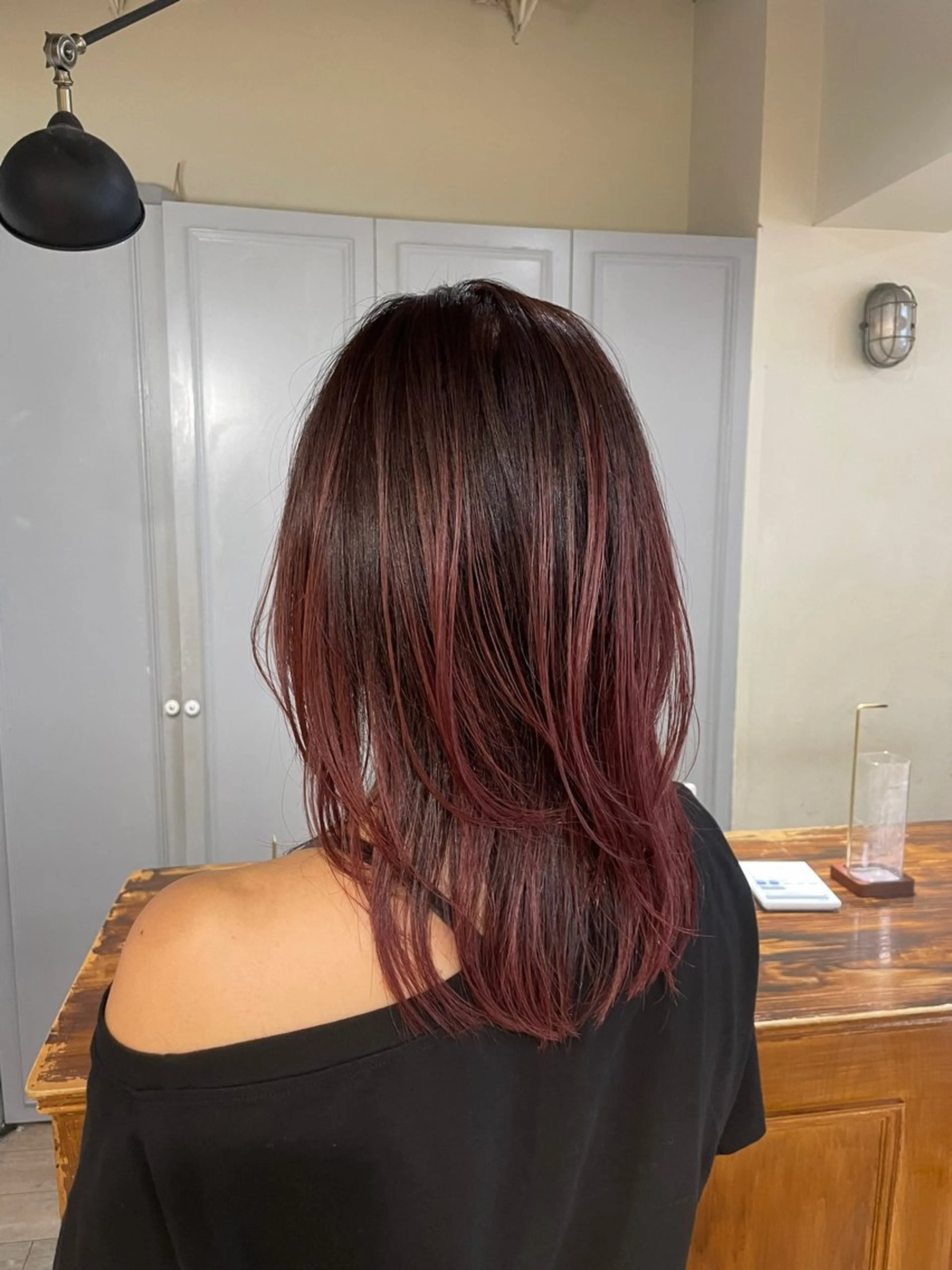 ミディアム カラー カット ヘアカラー トリートメント 🤩噂のMr.髪ポジ ティブ®️yu🤩のヘアスタイル