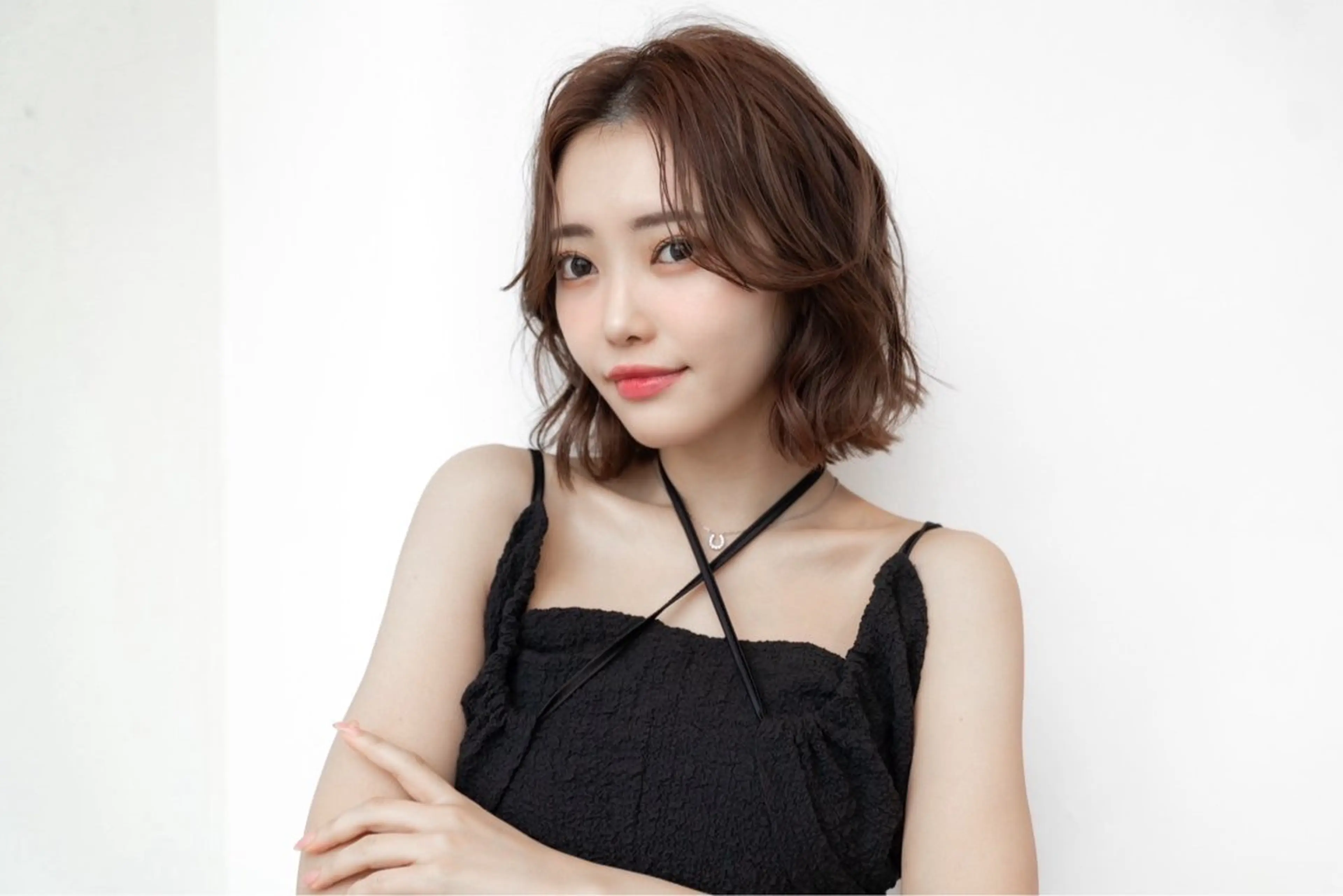 ミディアム ミディアムレイヤー 顔周りカット レイヤーカット ヘアカラー トリートメント 🫧艶感カラー/ あいり🤍のヘアスタイル