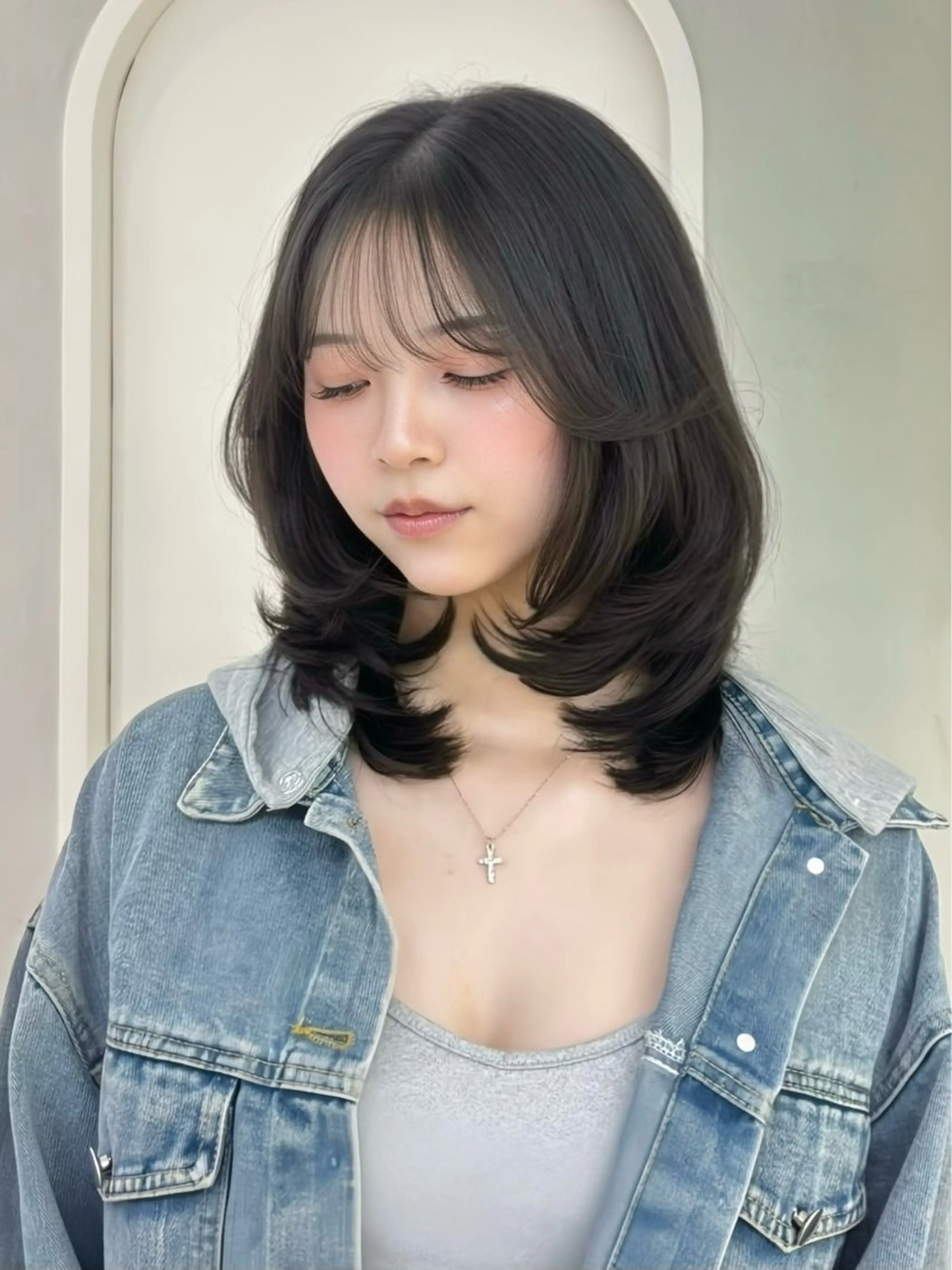 ミディアム GAGA Hinaのヘアスタイル