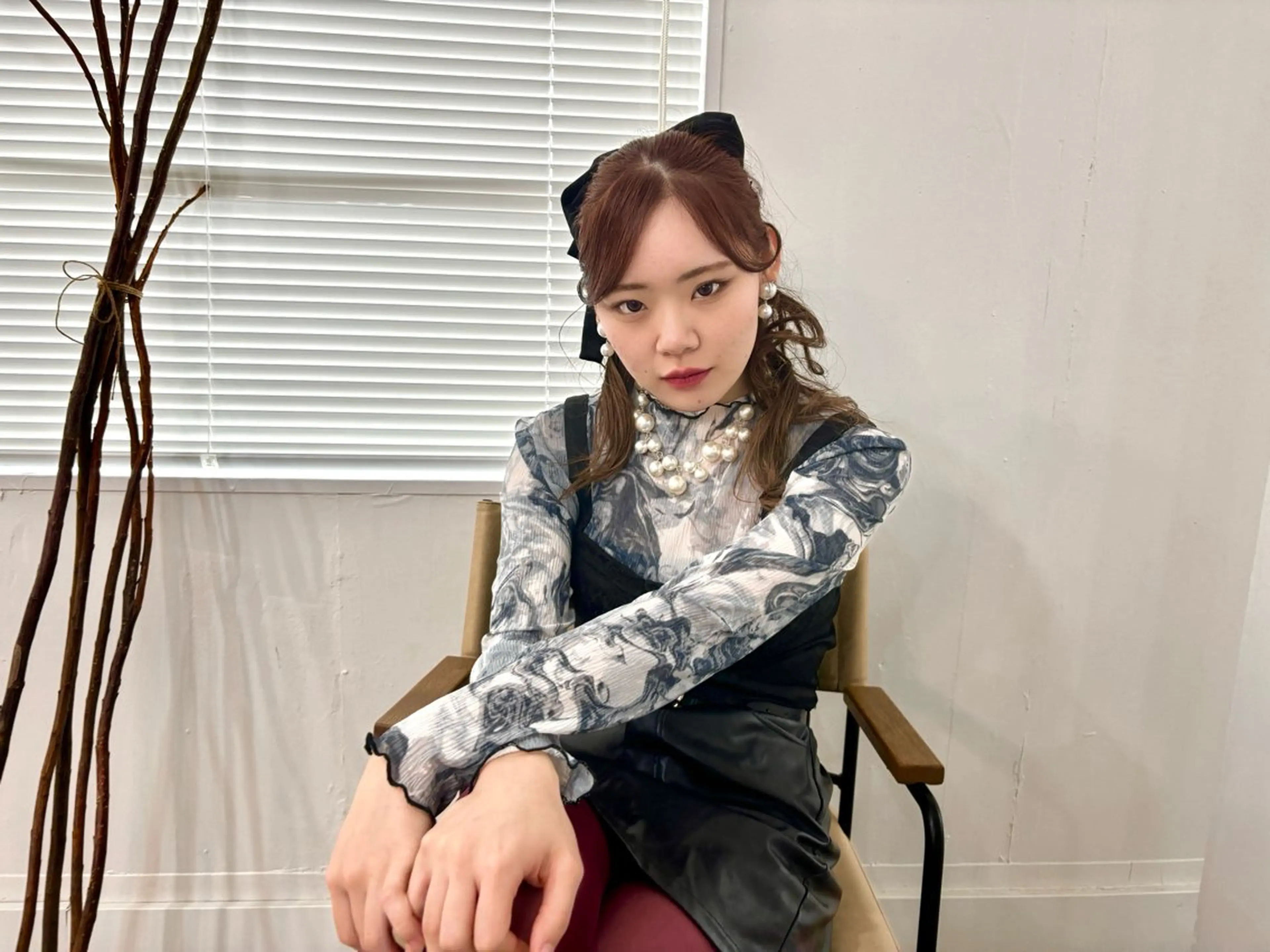 カラー ヘアアレンジ 髙木 藍紗のヘアスタイル