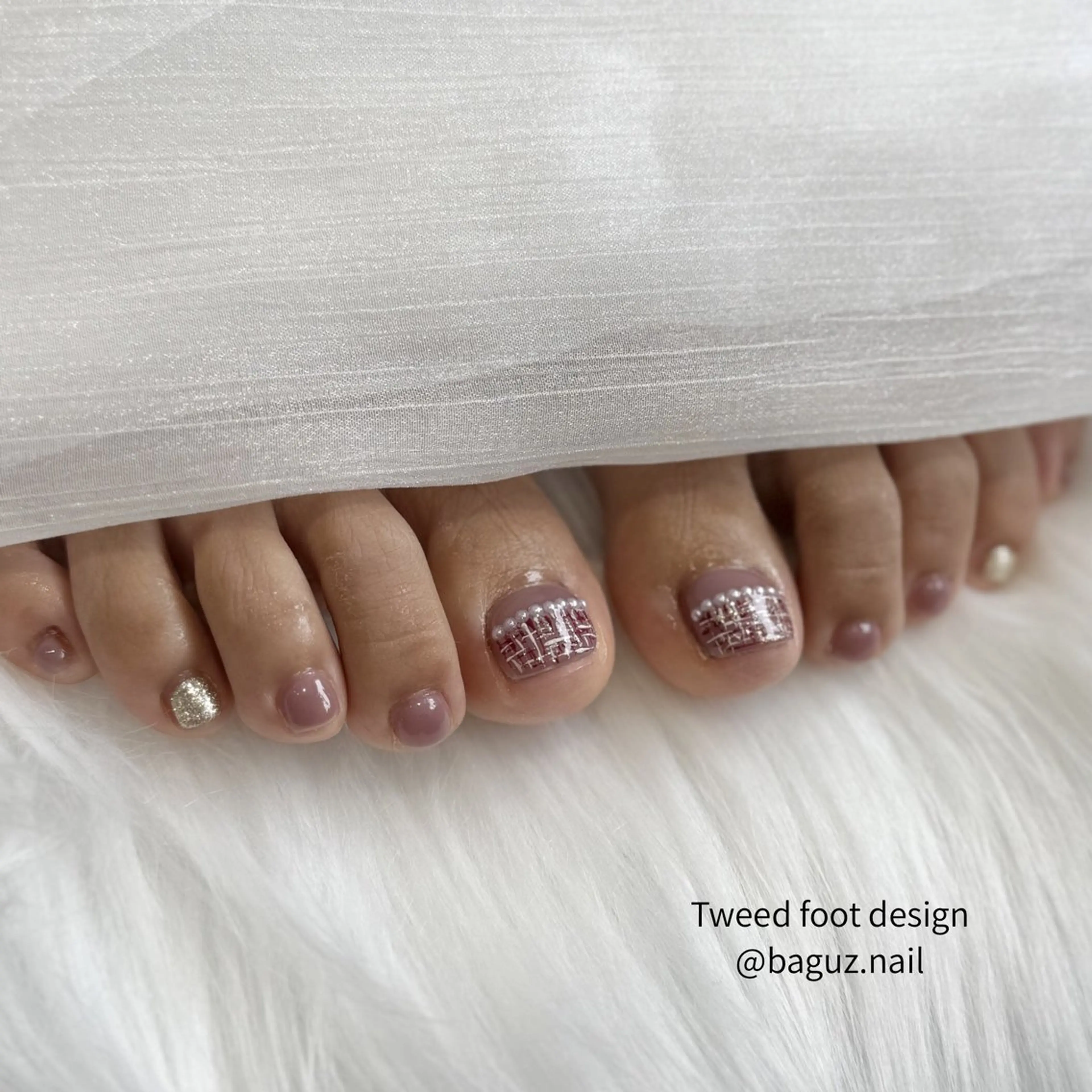 【minimo限定価格❣️】フットネイルの写真