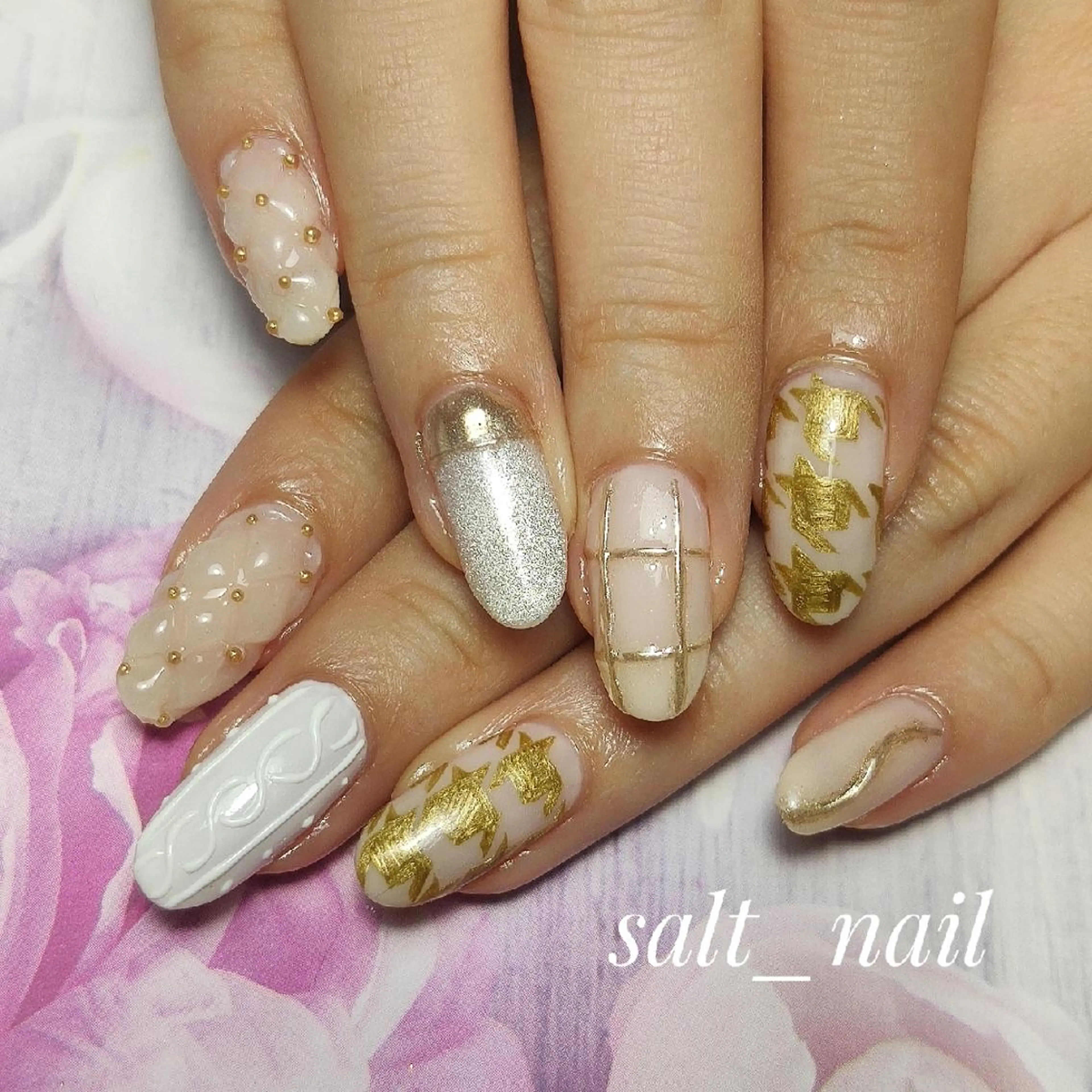 ネイル アートネイル ハンドネイル 個人サロン saltnailのネイルデザイン