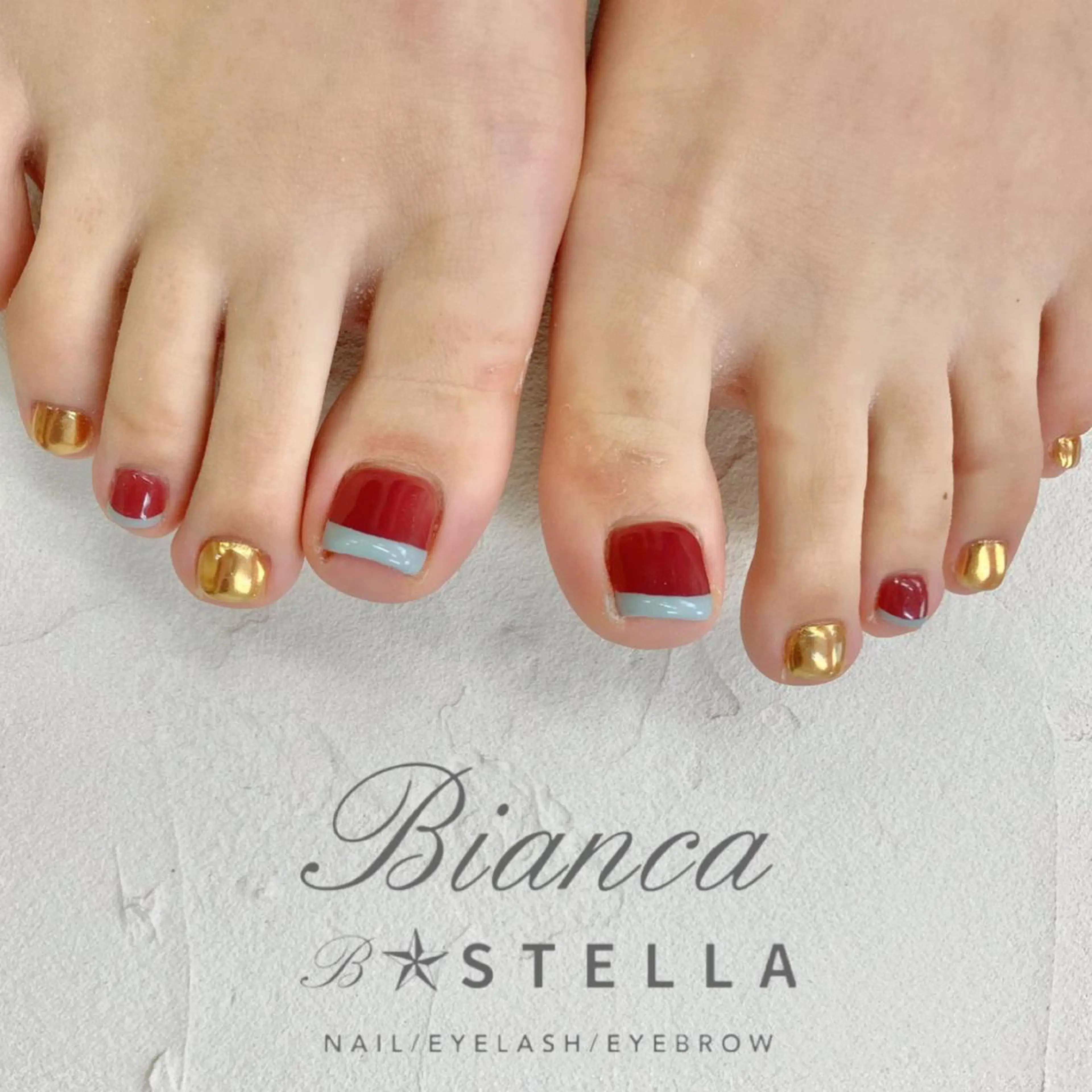 ネイル フットネイル Mojyam nail所属・松本 実咲のネイルデザイン