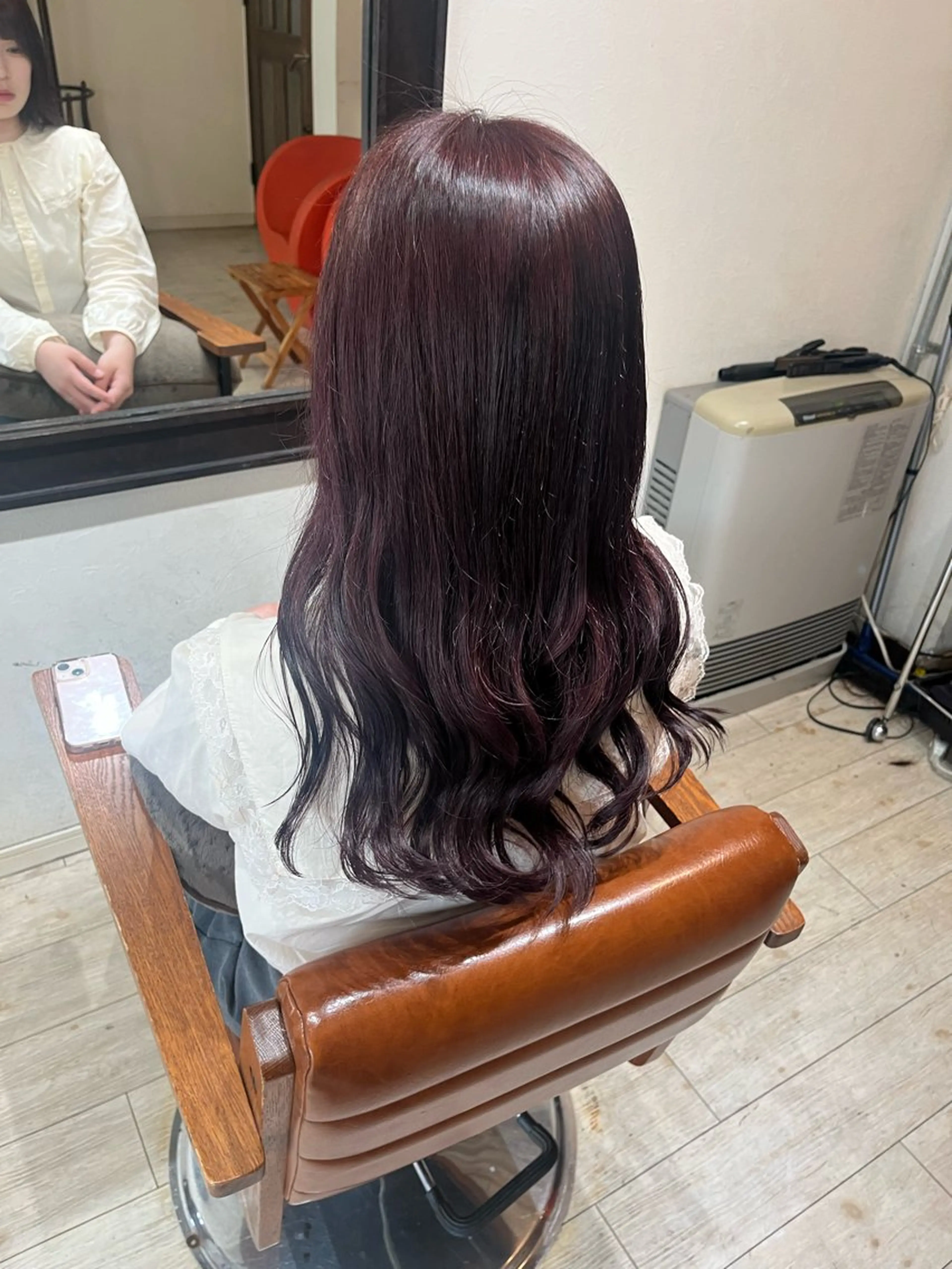 ロング カラー ヘアカラー トリートメント Orque duex misonoのヘアスタイル