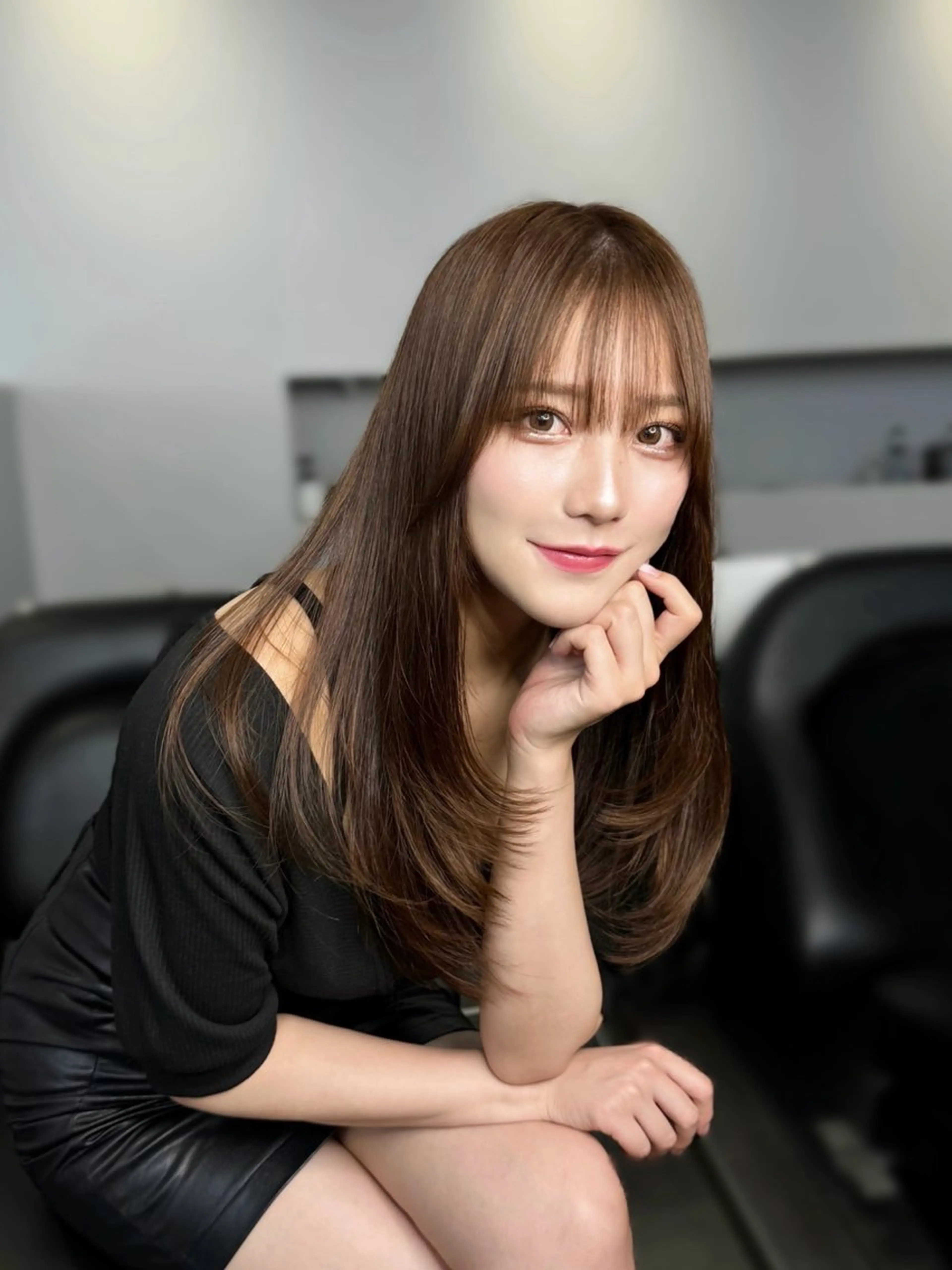 ロング カラー カット ヘアカラー トリートメント 🦋韓国系指名No1 店長/圓山 祐也🦋のヘアスタイル