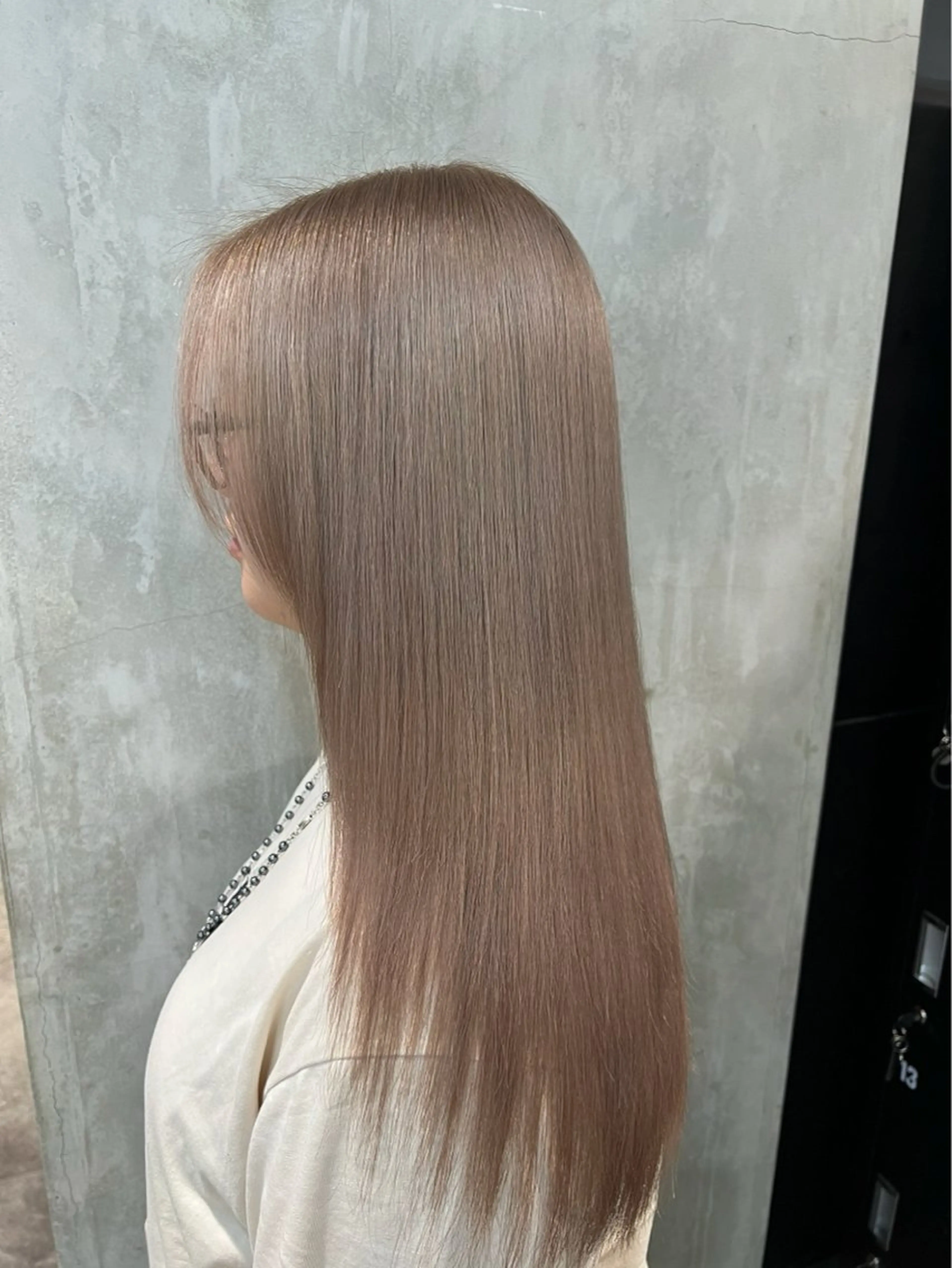 ロング カラー ヘアカラー ヘッドスパ 縮毛メンズカット モデル募集レオンのヘアスタイル