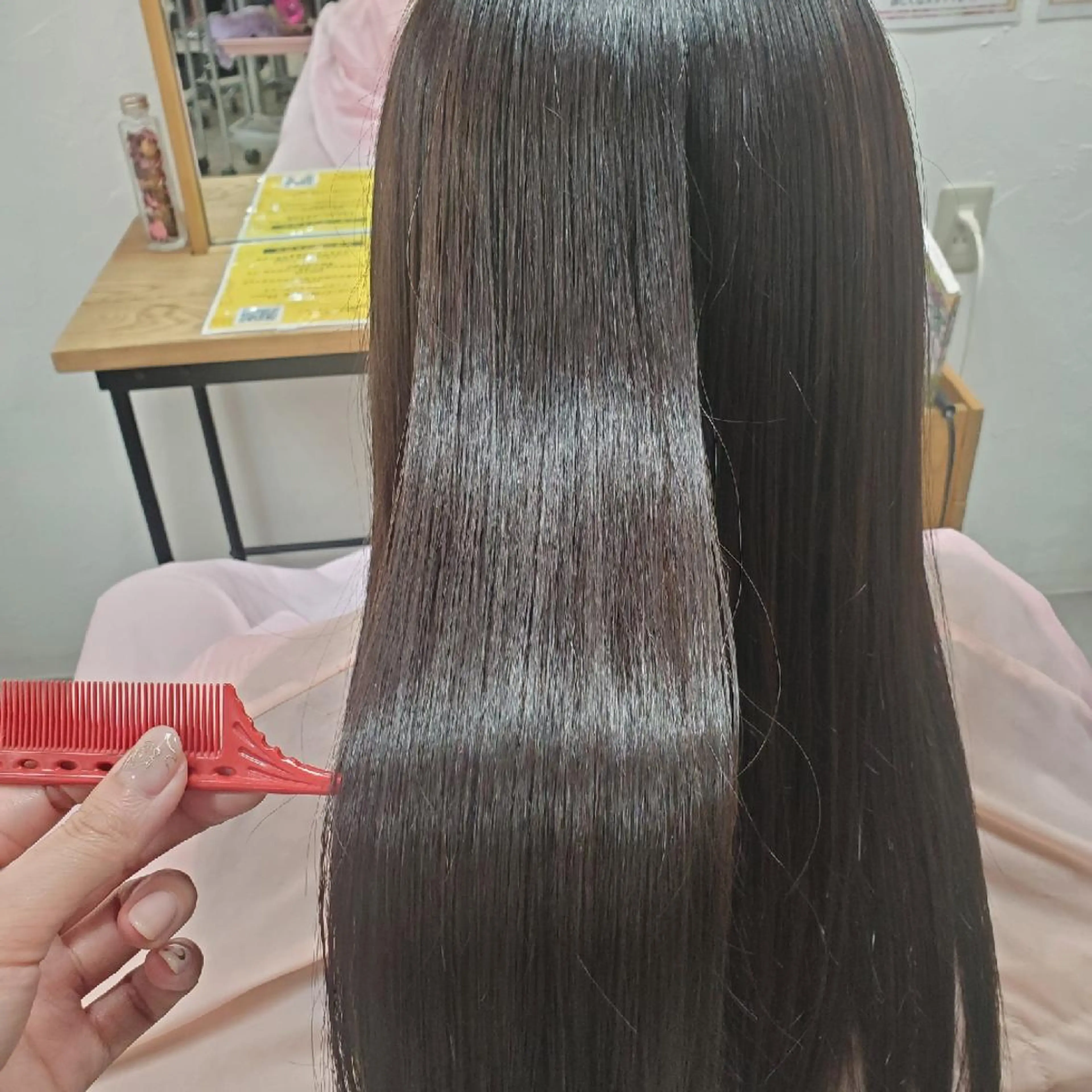 ロング カラー トリートメント 髪質改善/白髪ぼかし SHIONのヘアスタイル