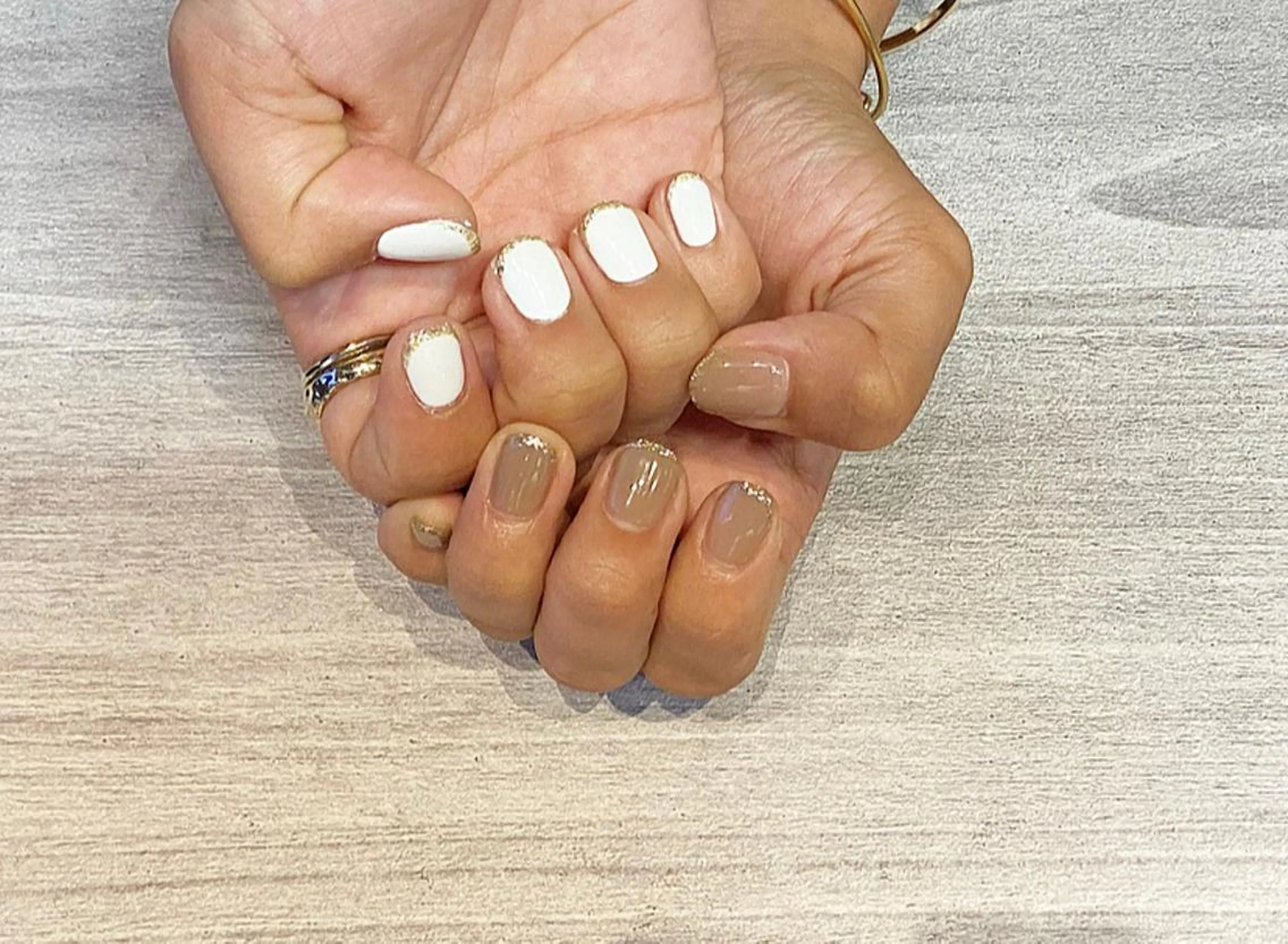 ネイル シンプルネイル RounGe Nail&Eyelash所属・葛西 佑香のネイルデザイン