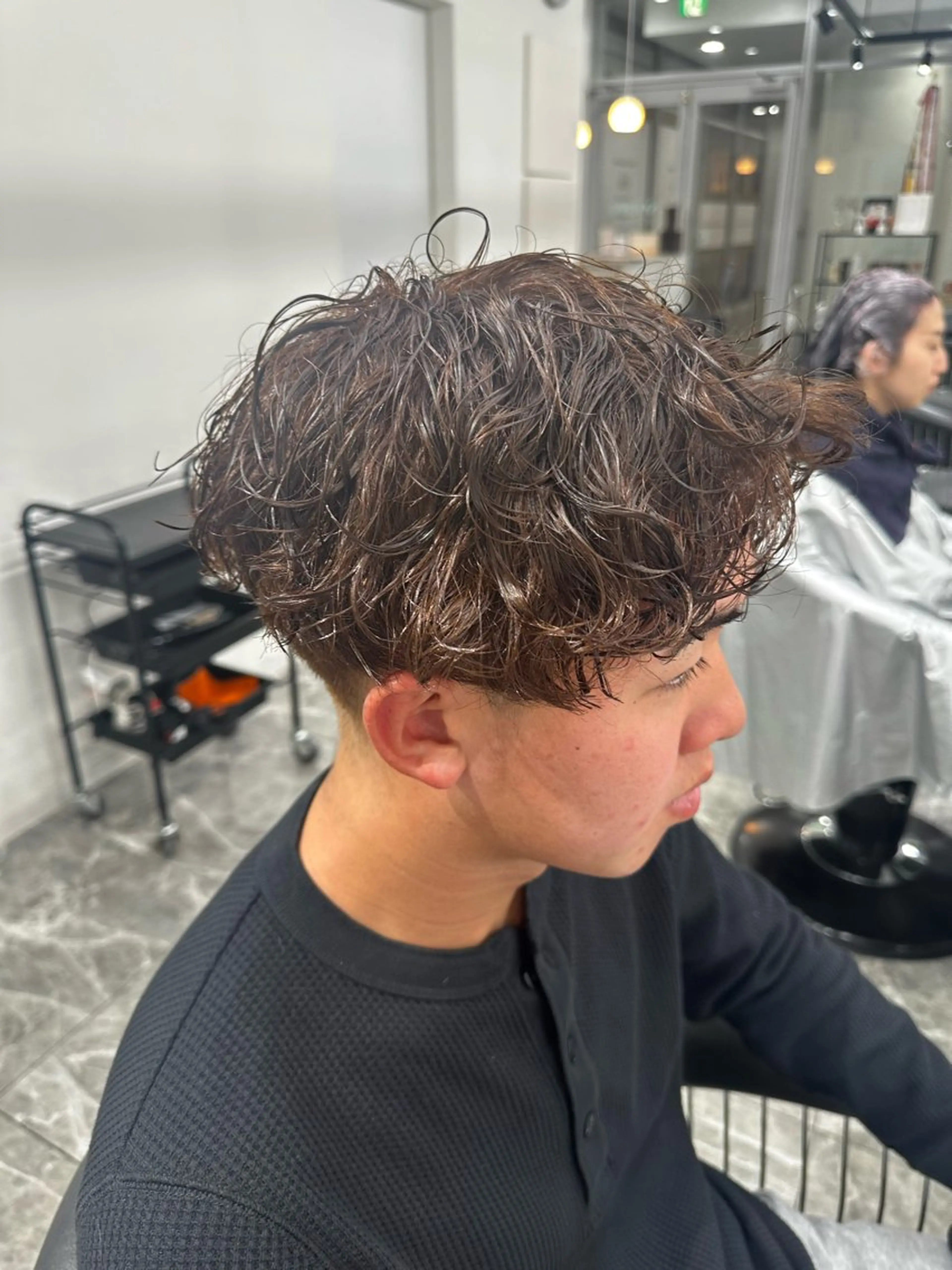 パーマ カット パーマ 🖤🤍石川 アイリ🤍🖤のヘアスタイル