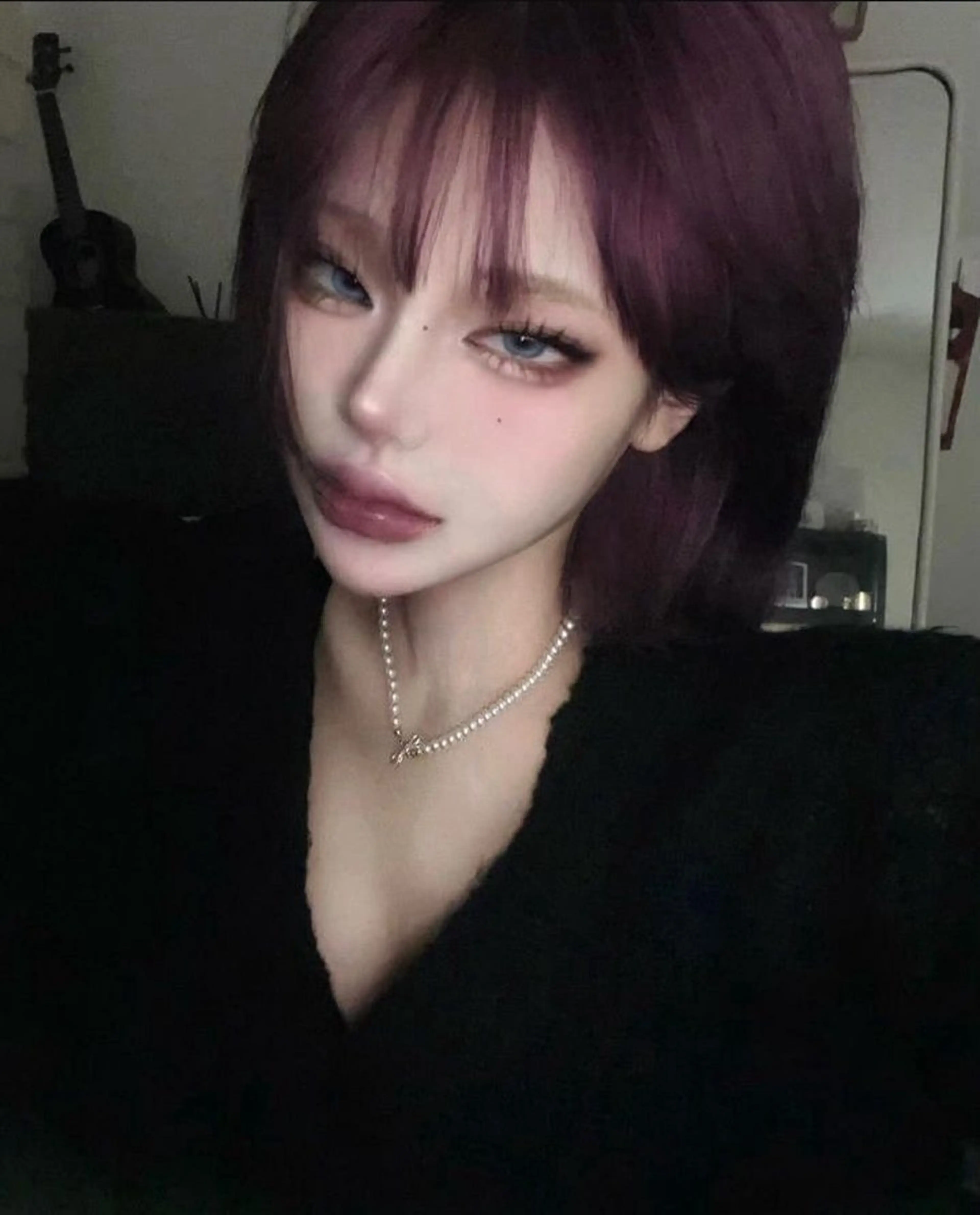 ロング 𝑲𝑶𝑲𝑶🦋 暖色ワンホン🌹💋のヘアスタイル