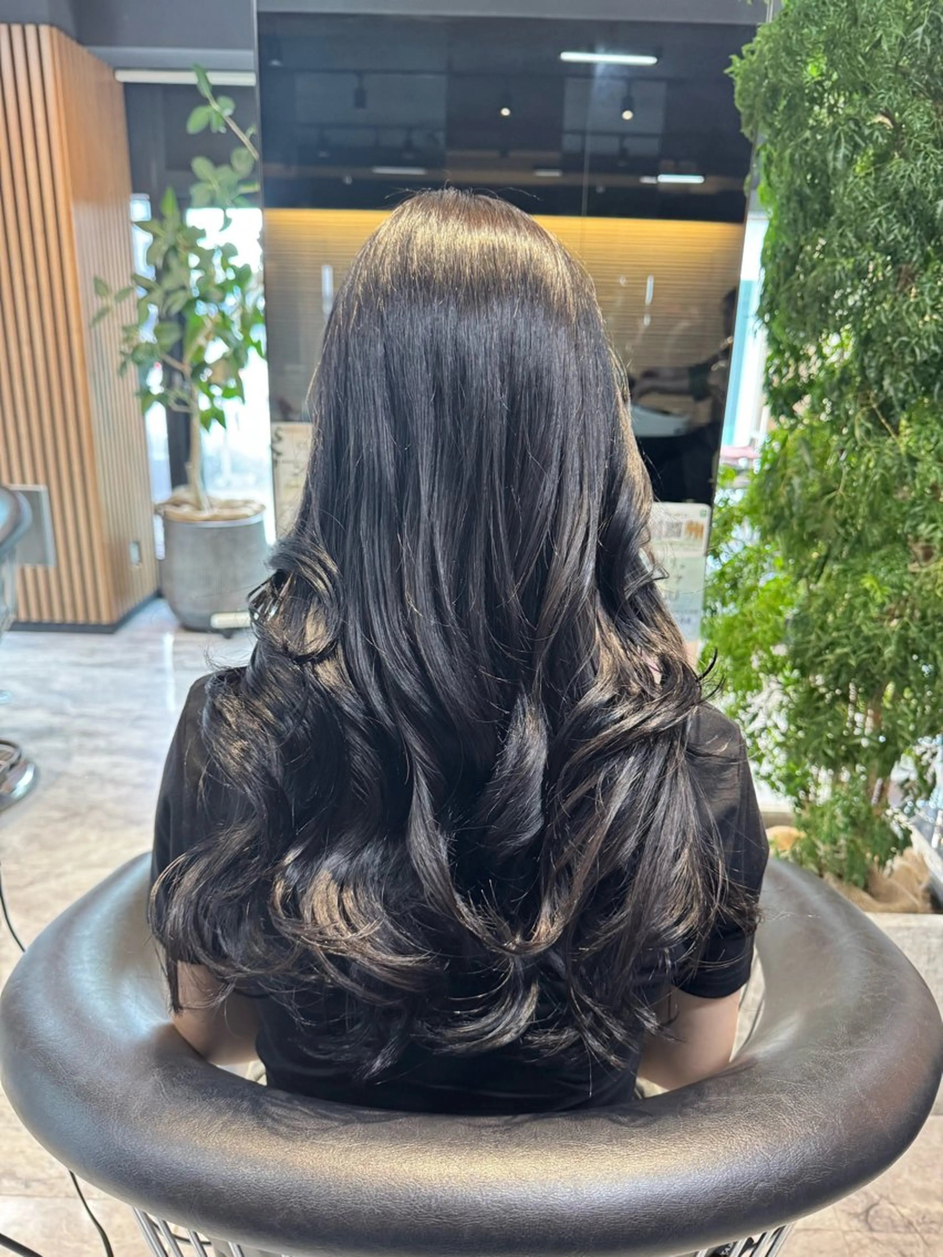 セミロング カラー 韓国艶髪/透明感 カラー/ひなののヘアスタイル