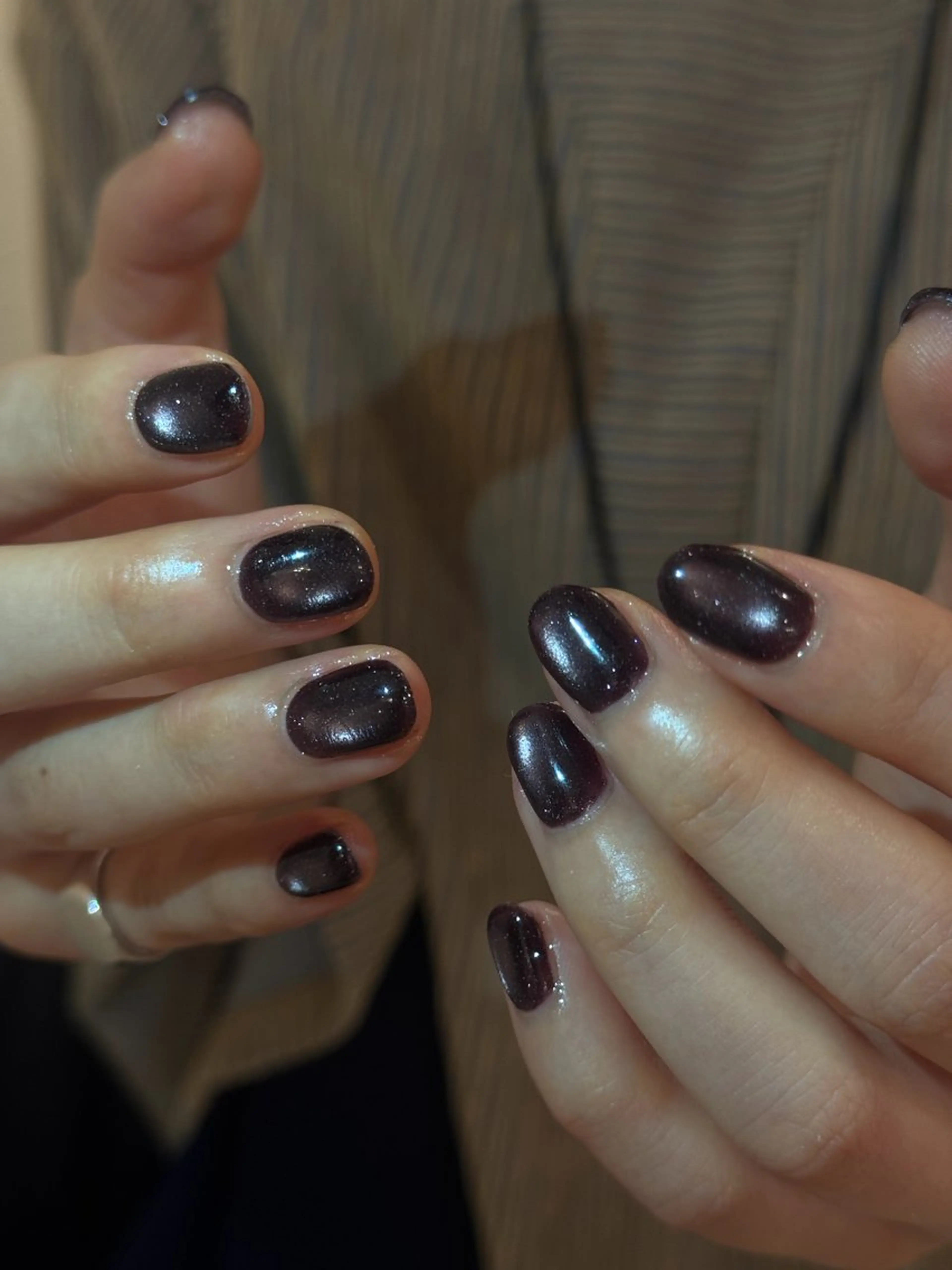 【動画撮影可能な方限定】オフあり奥行きマグネットネイル※ハンドの写真