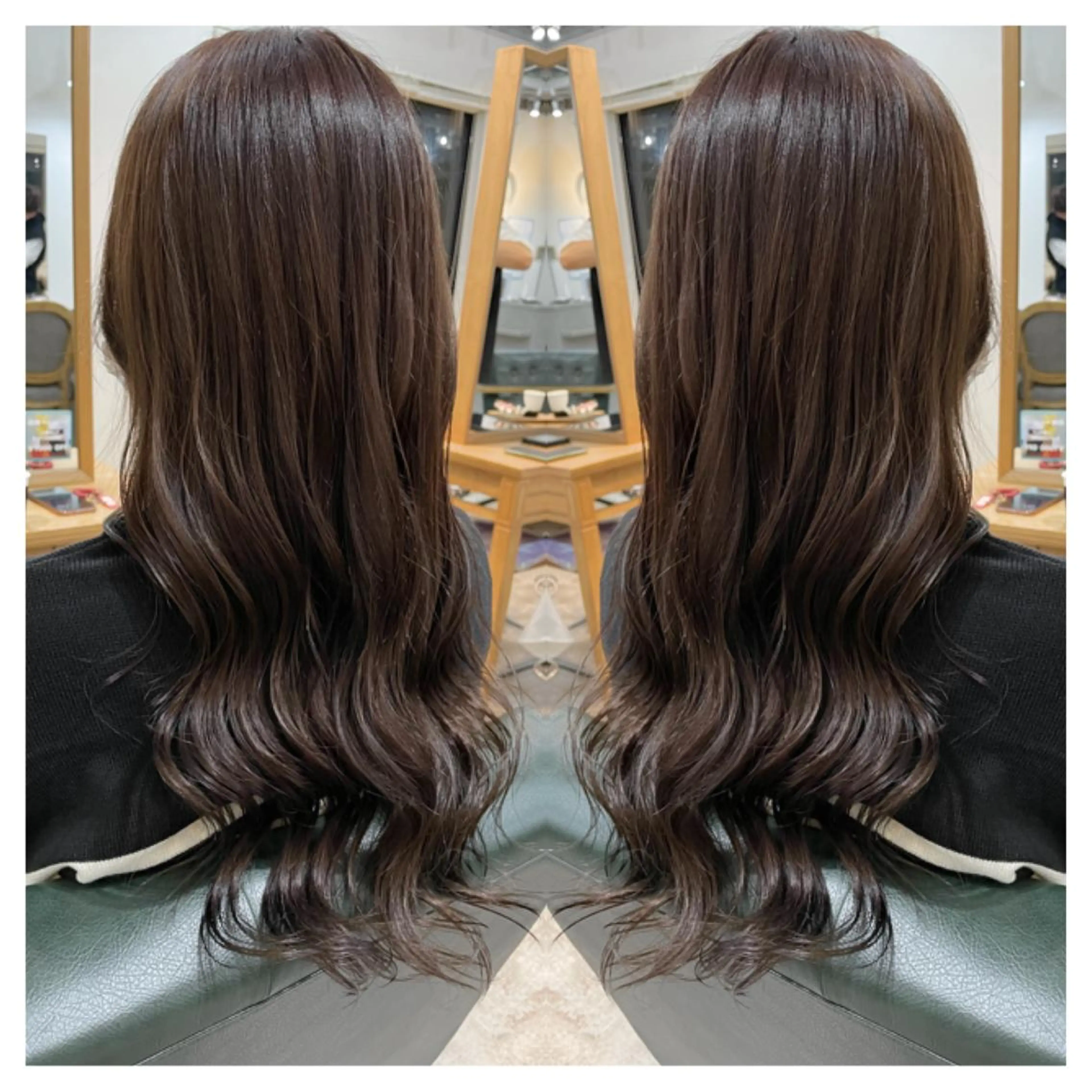 ロング カラー カット ヘアカラー トリートメント 村山 茉衣のヘアスタイル