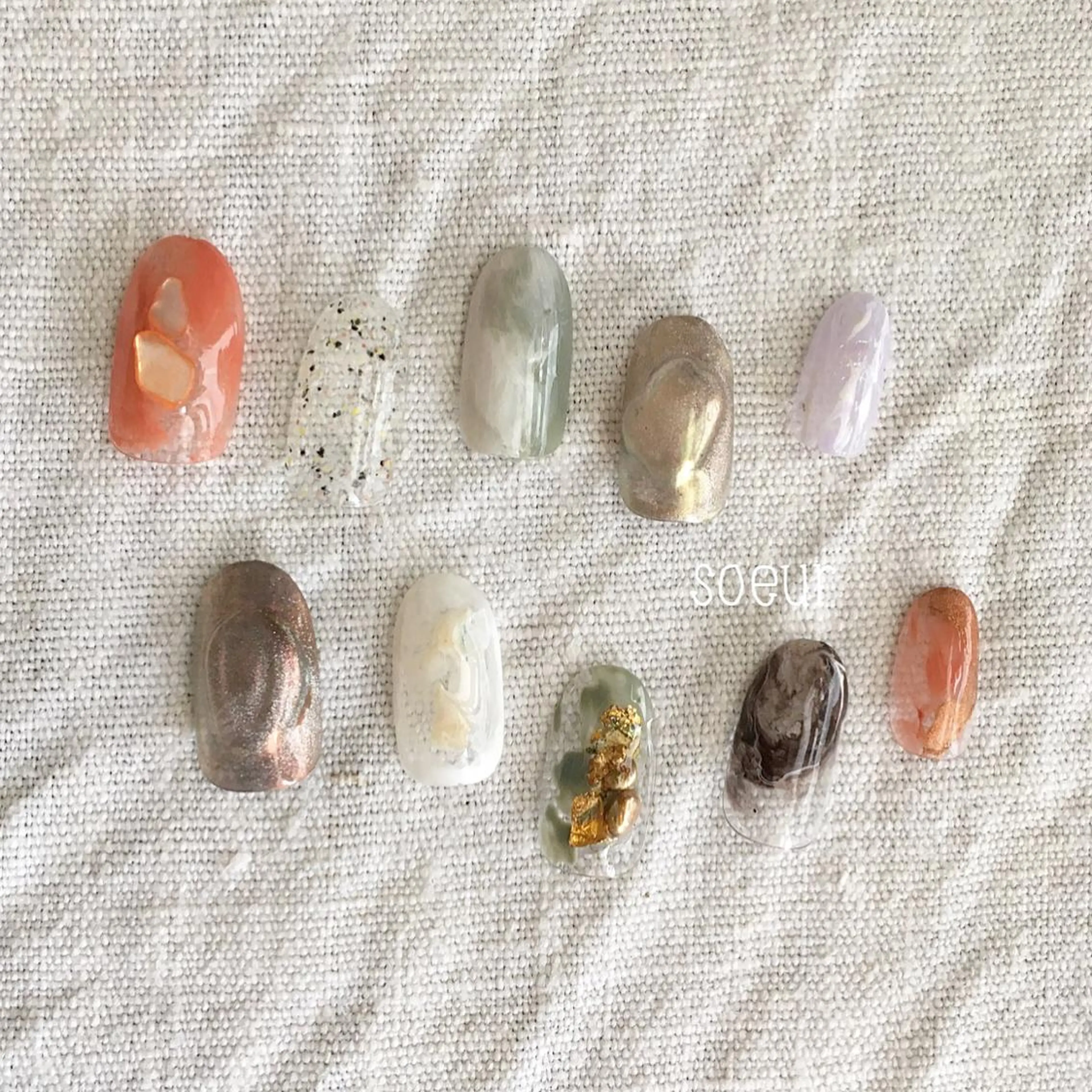 ショート ネイル soeur_ 武蔵浦和のネイルデザイン