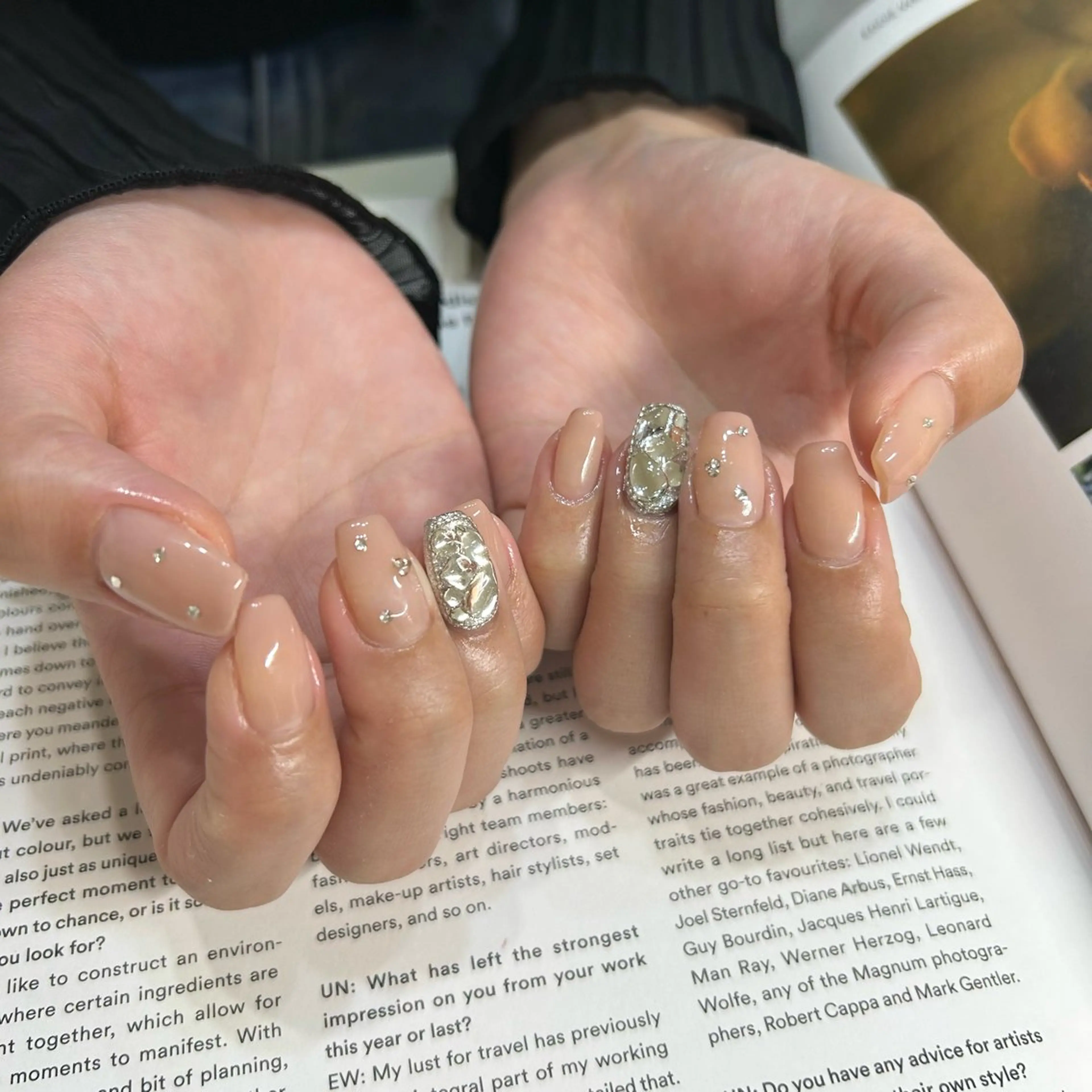 ネイル ブルー フットネイル ジェルネイル キラキラネイル 韓国ネイル RooM -mizuki-のネイルデザイン