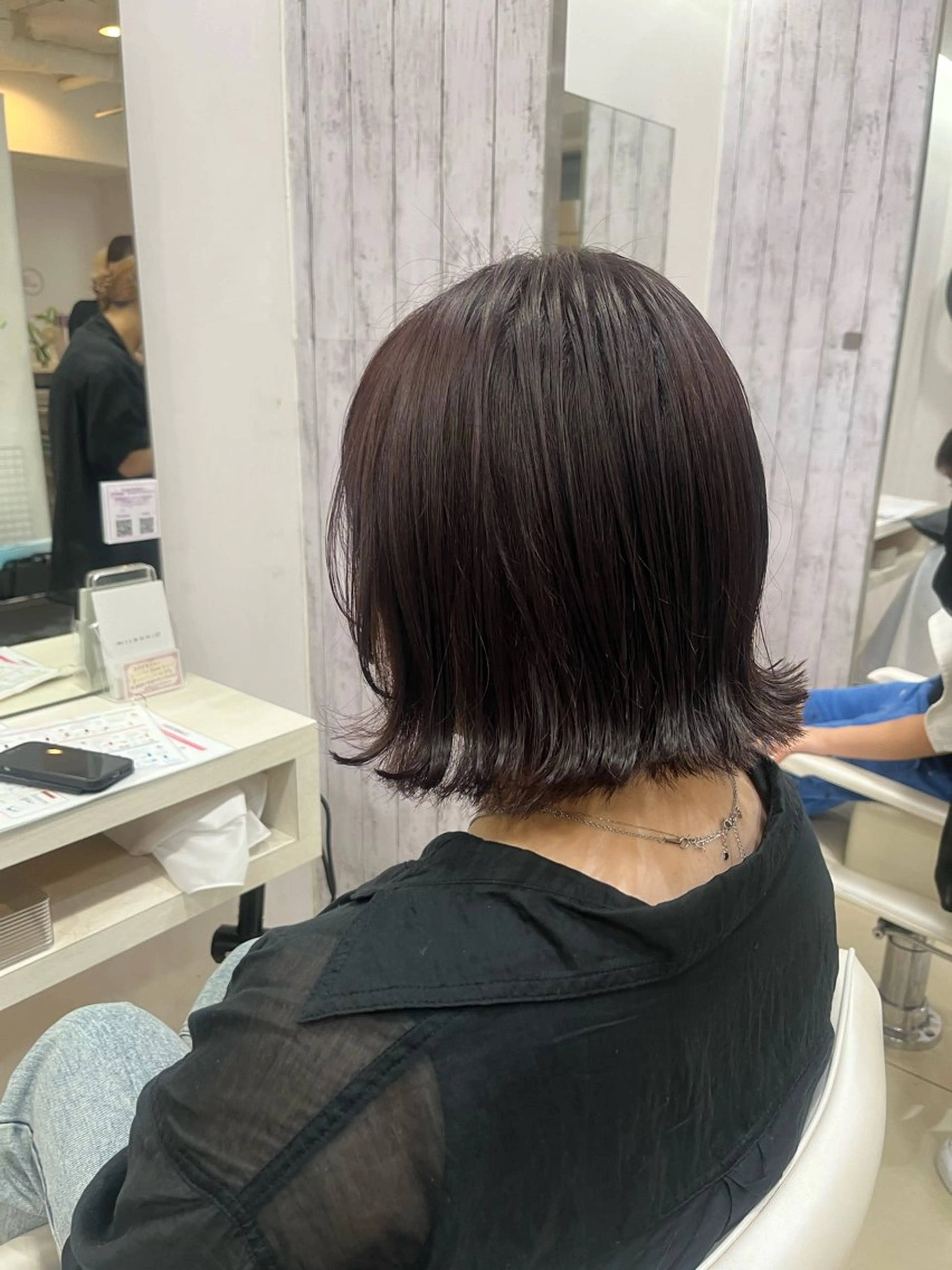 ショート カラー ラベンダーカラー ヘアカラー 🤎ベージュカラー/ 髪質改善/山岸🤎のヘアスタイル