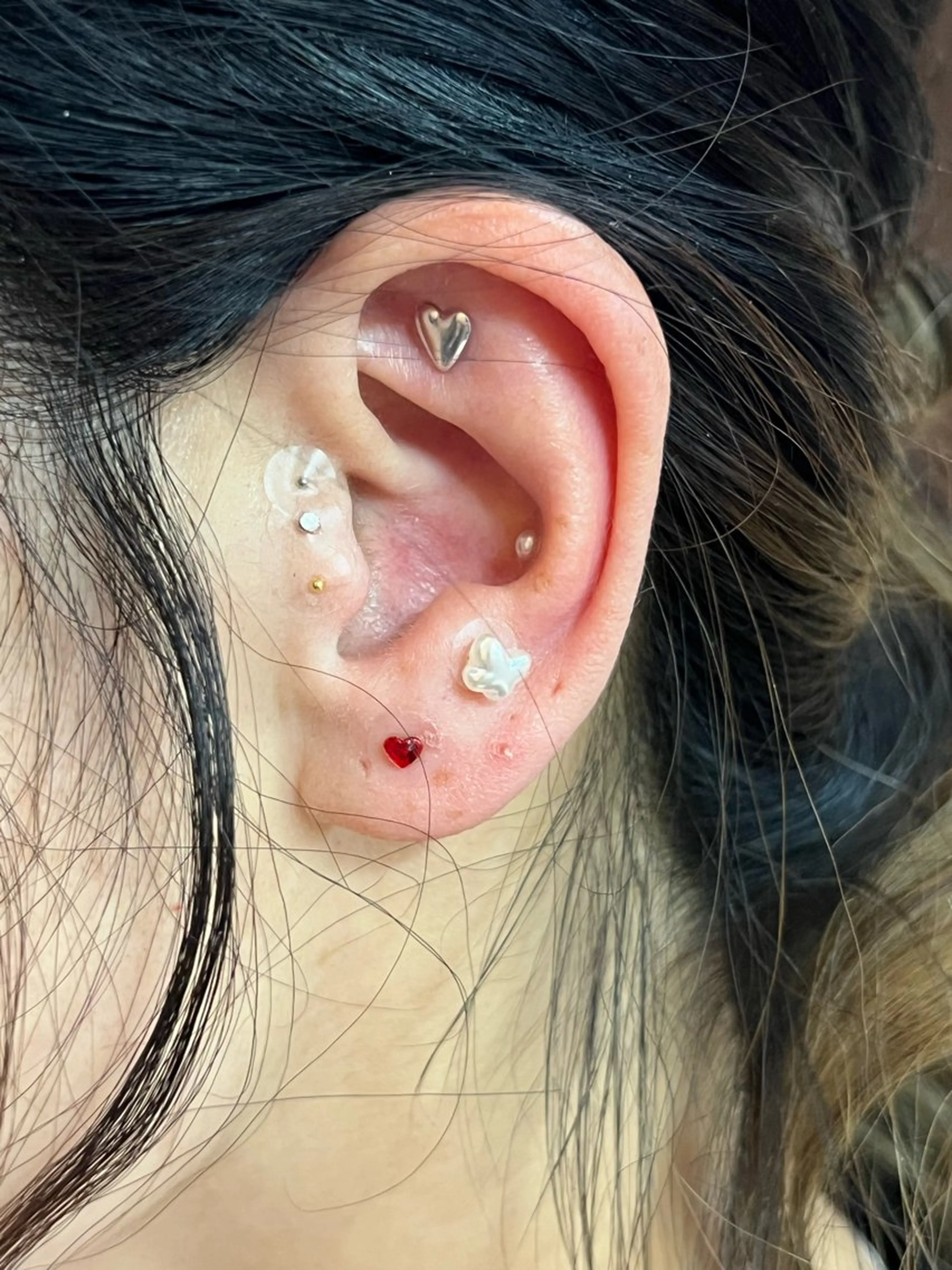 👂耳ツボジュエリー💎両耳合計10カ所の写真