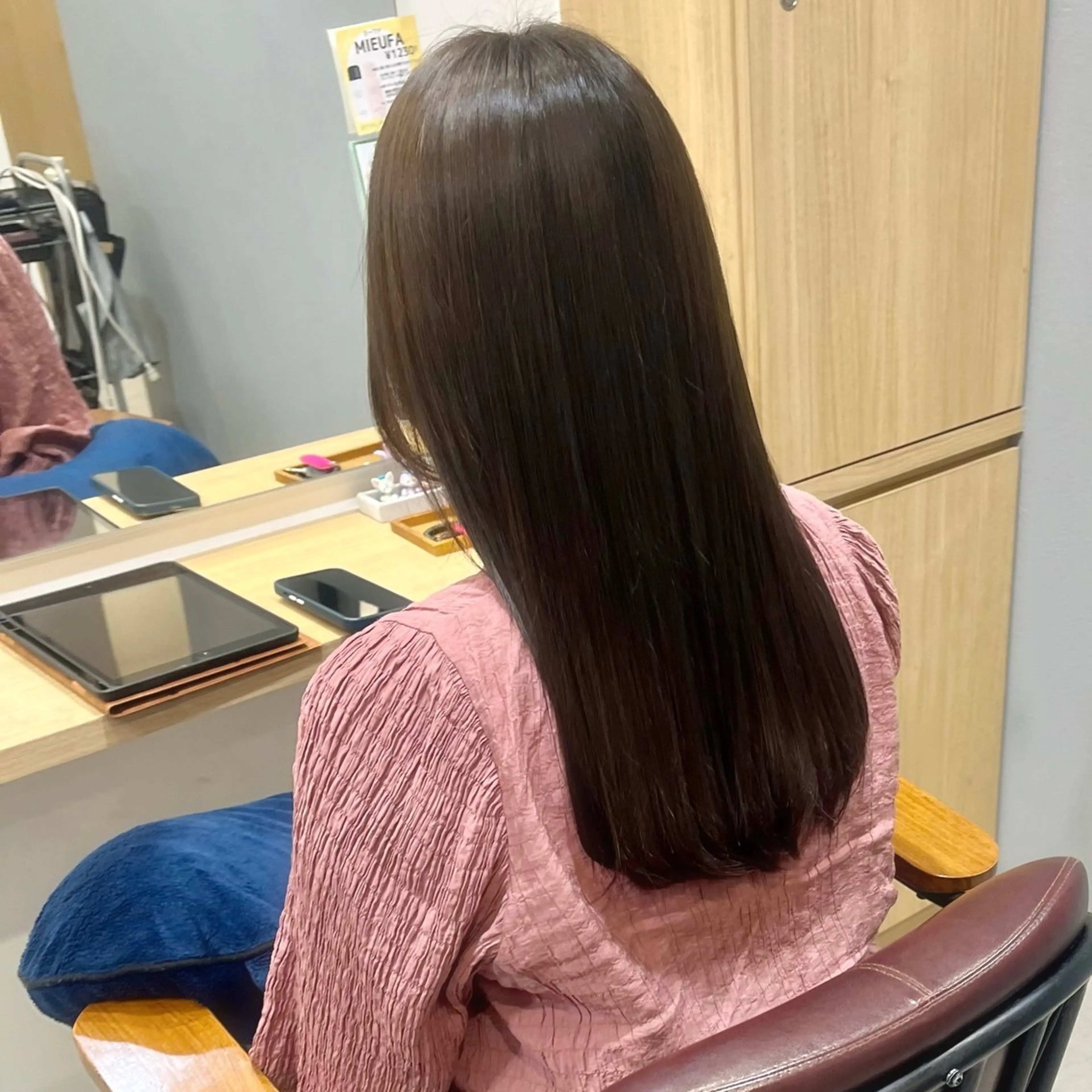 前髪カット+カラー🧸🎀の写真