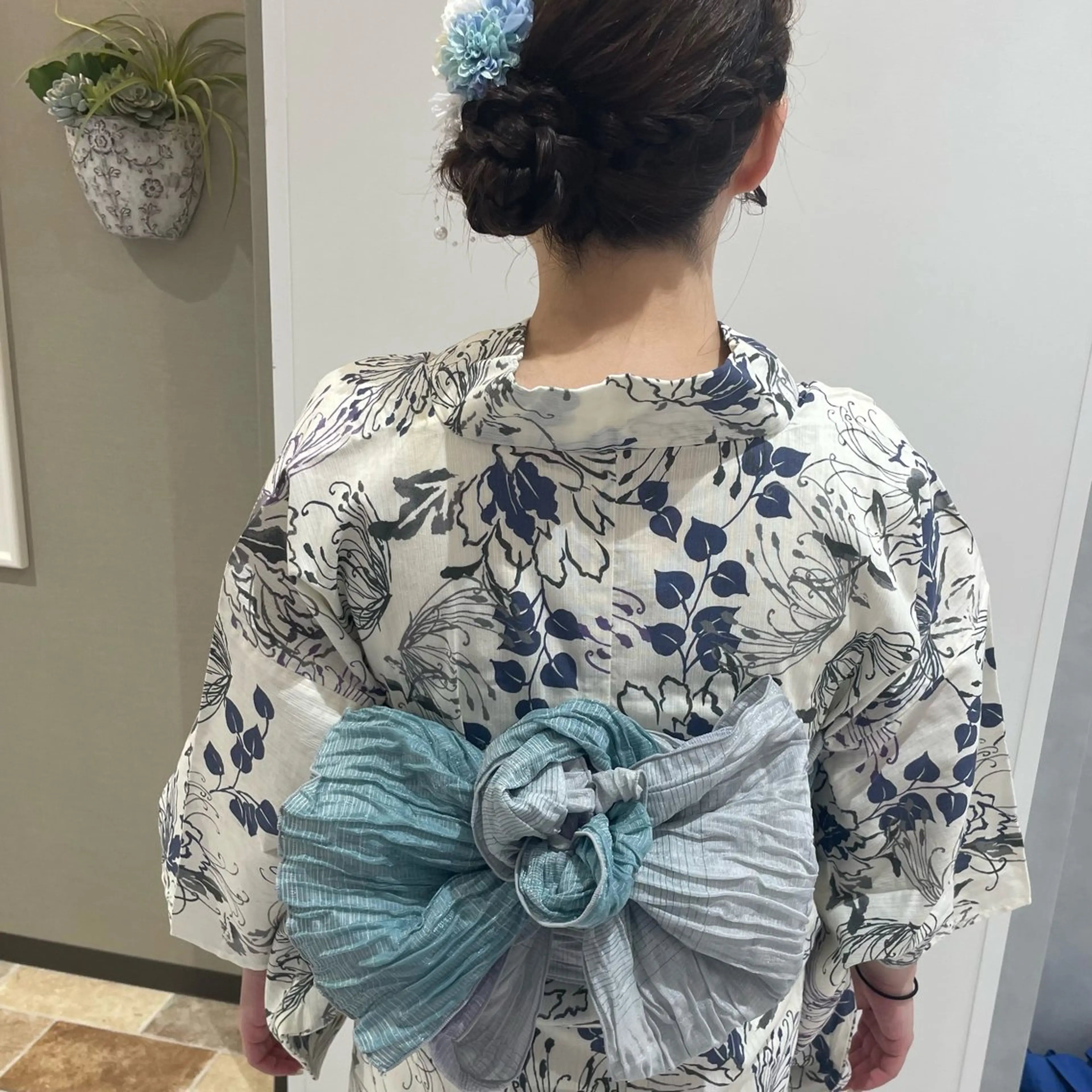 着付け 🎟暖色カラー /アレンジ🎀くるみのヘアスタイル