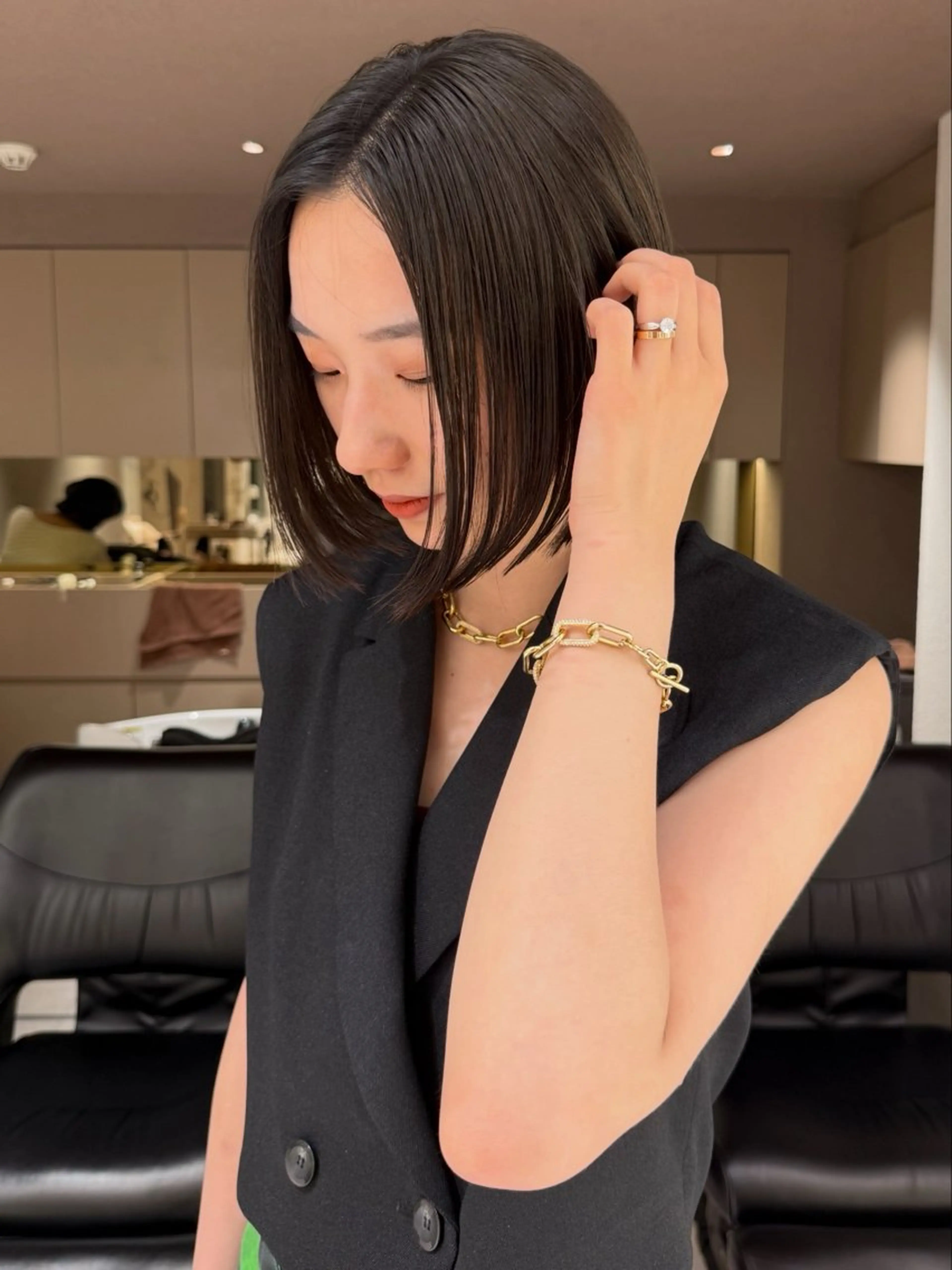 ミディアム カラー 🎀髪質改善🎀 恵比寿/sayuのヘアスタイル