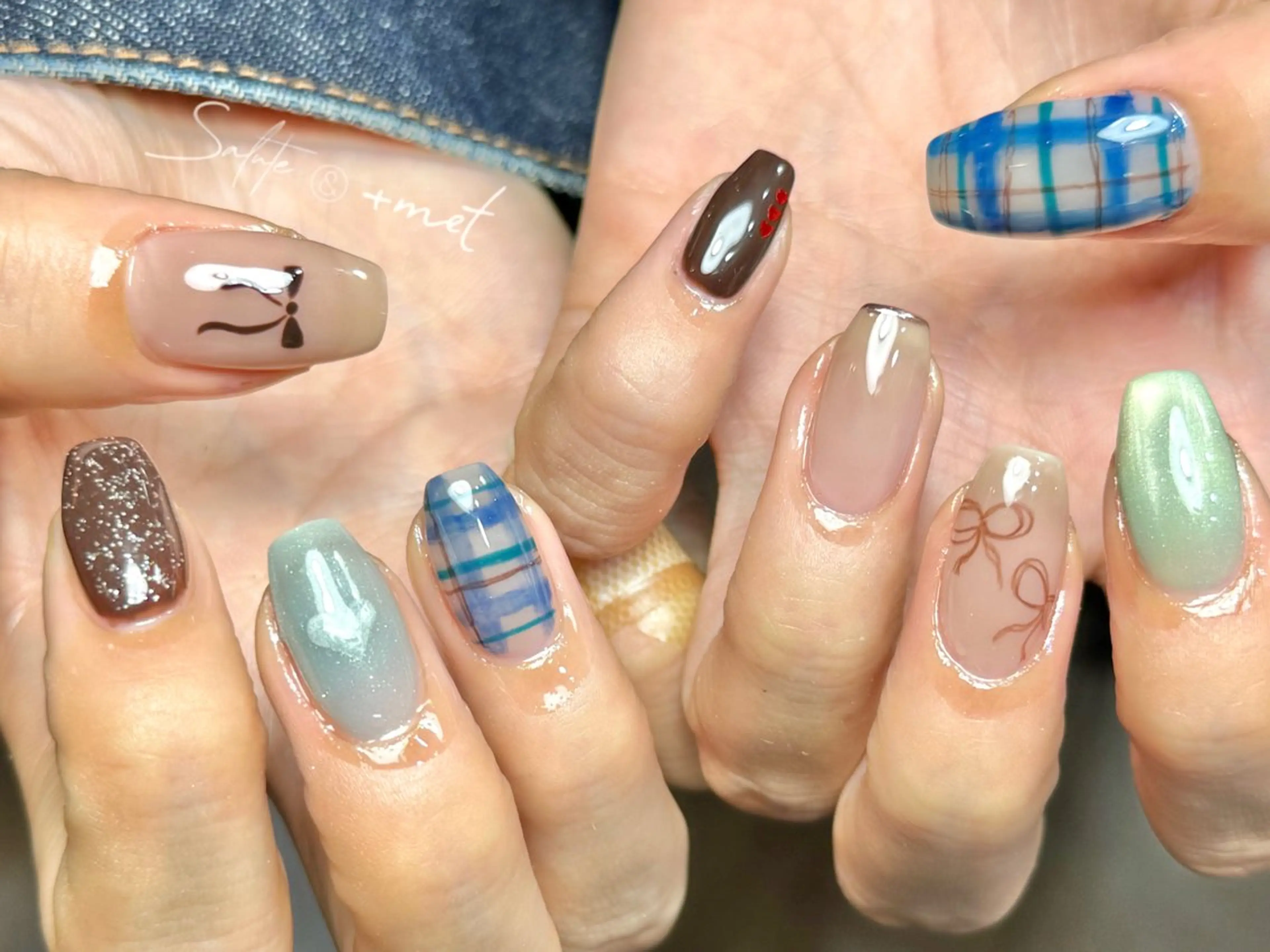 ネイル Refine ネイリスト　坂本のネイルデザイン