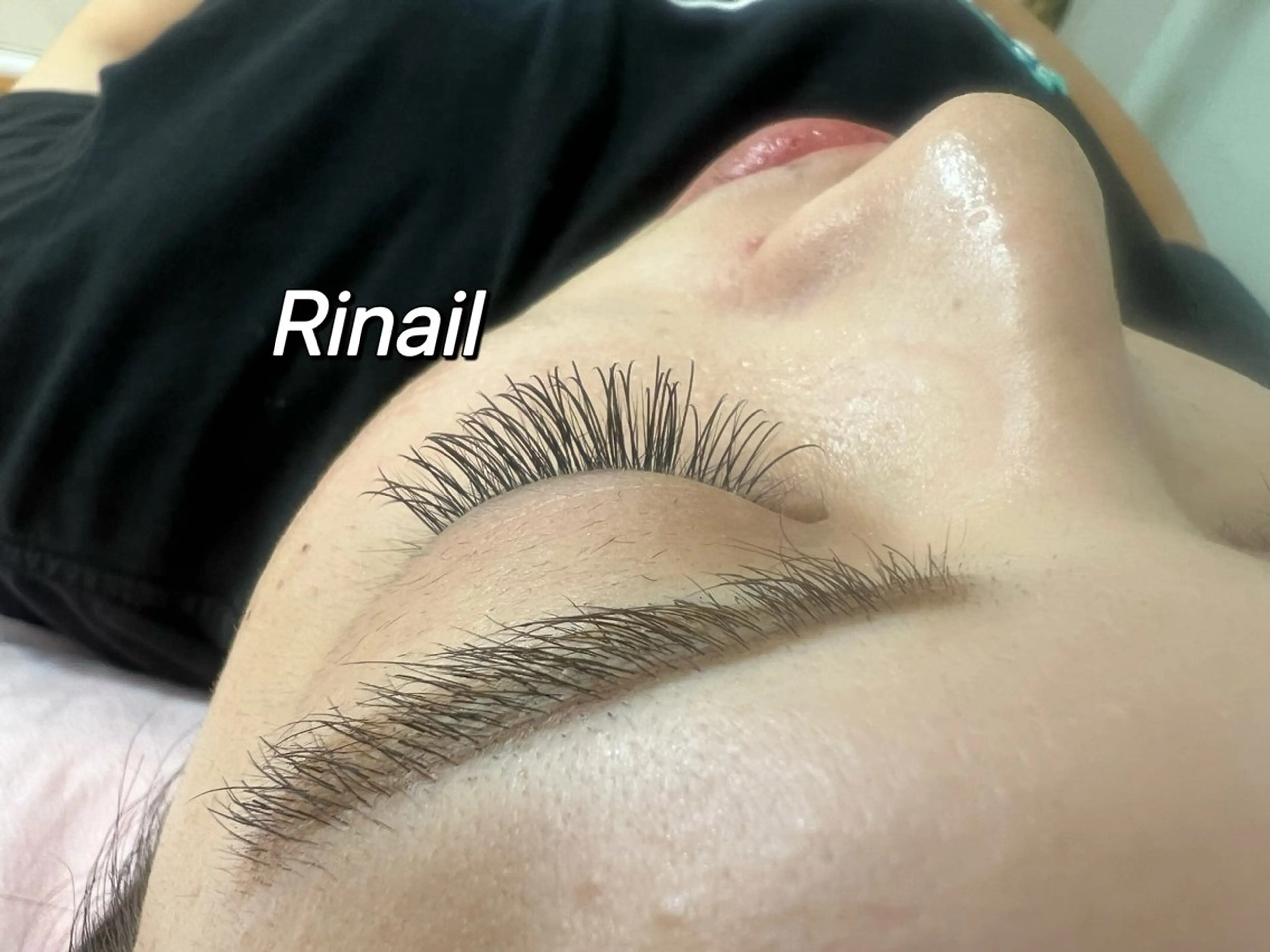 マツエク・マツパ バインドロック ナチュラル パリジェンヌラッシュリフト まつげパーマ 下まつげエクステ YK Rinのネイルデザイン