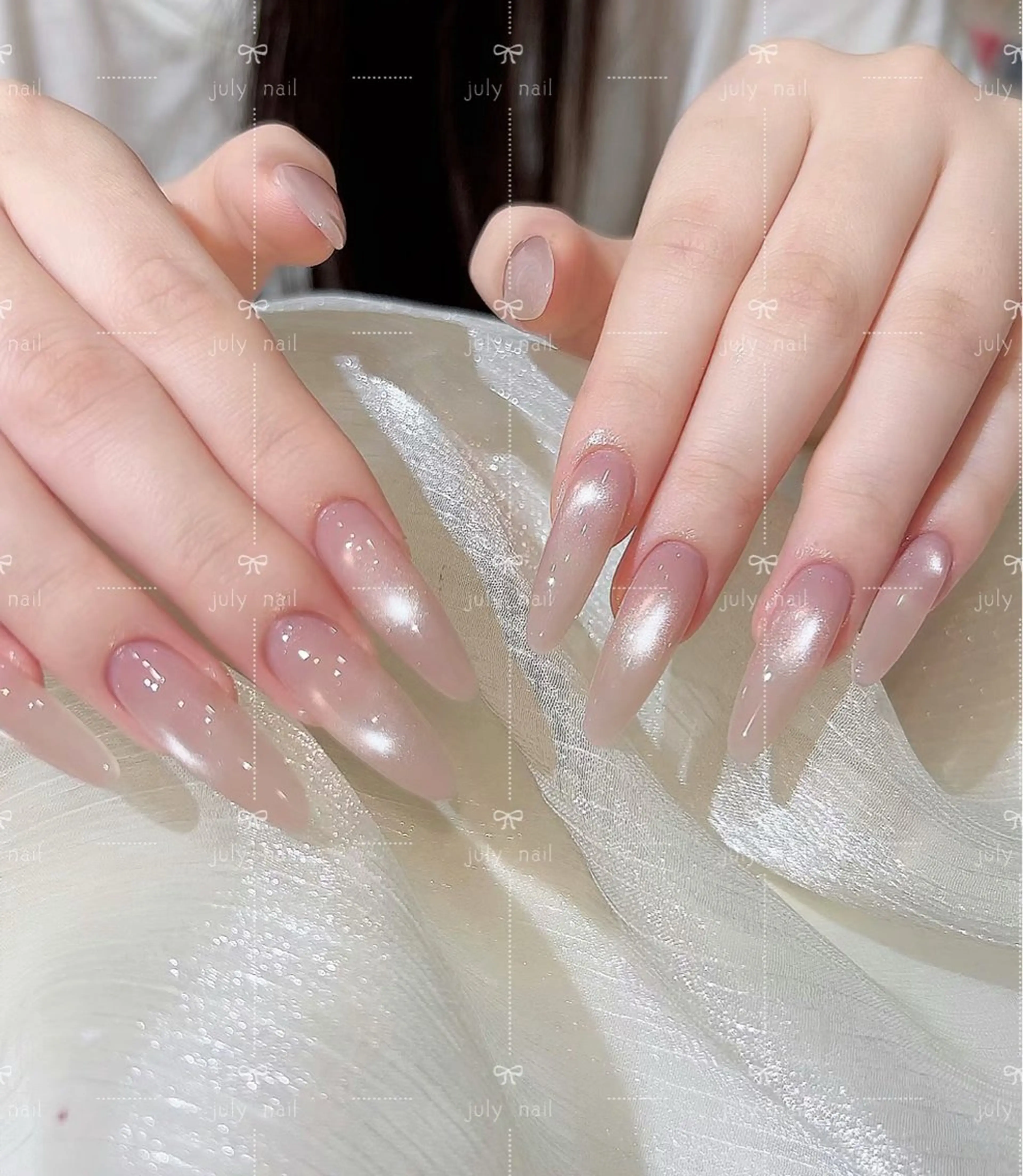 ロング ハンドネイル July.nail ジュライ　ネイルのネイルデザイン