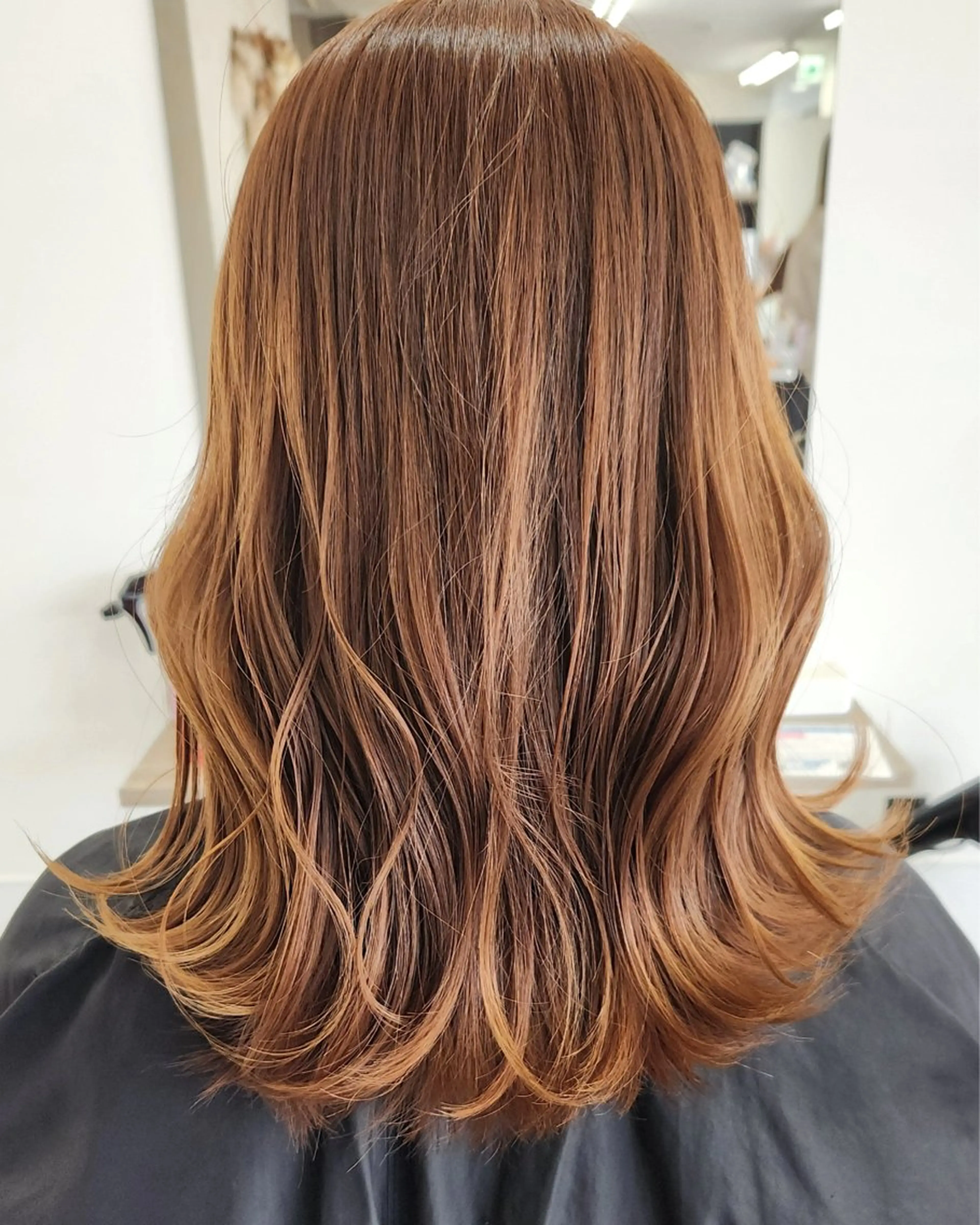 セミロング トリートメント ヘッドスパ Rina/ガーリー/ 透明感カラー🪄♡のヘアスタイル