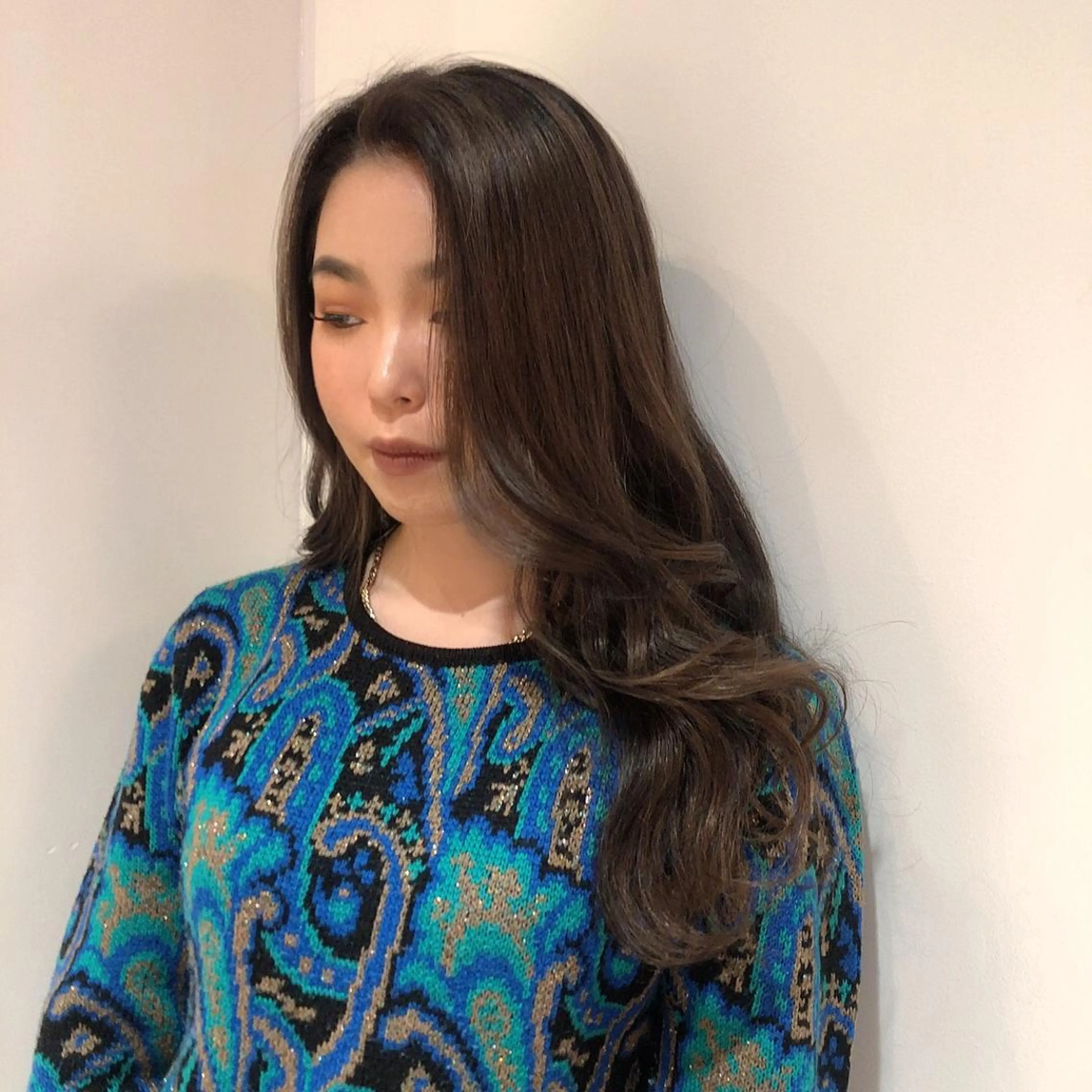 ロング カラー ヘアアレンジ マツエク・マツパ グレージュ 透明感カラー🫧ヘア セット🫧松本菜月の眉毛・アイブロウイメージ