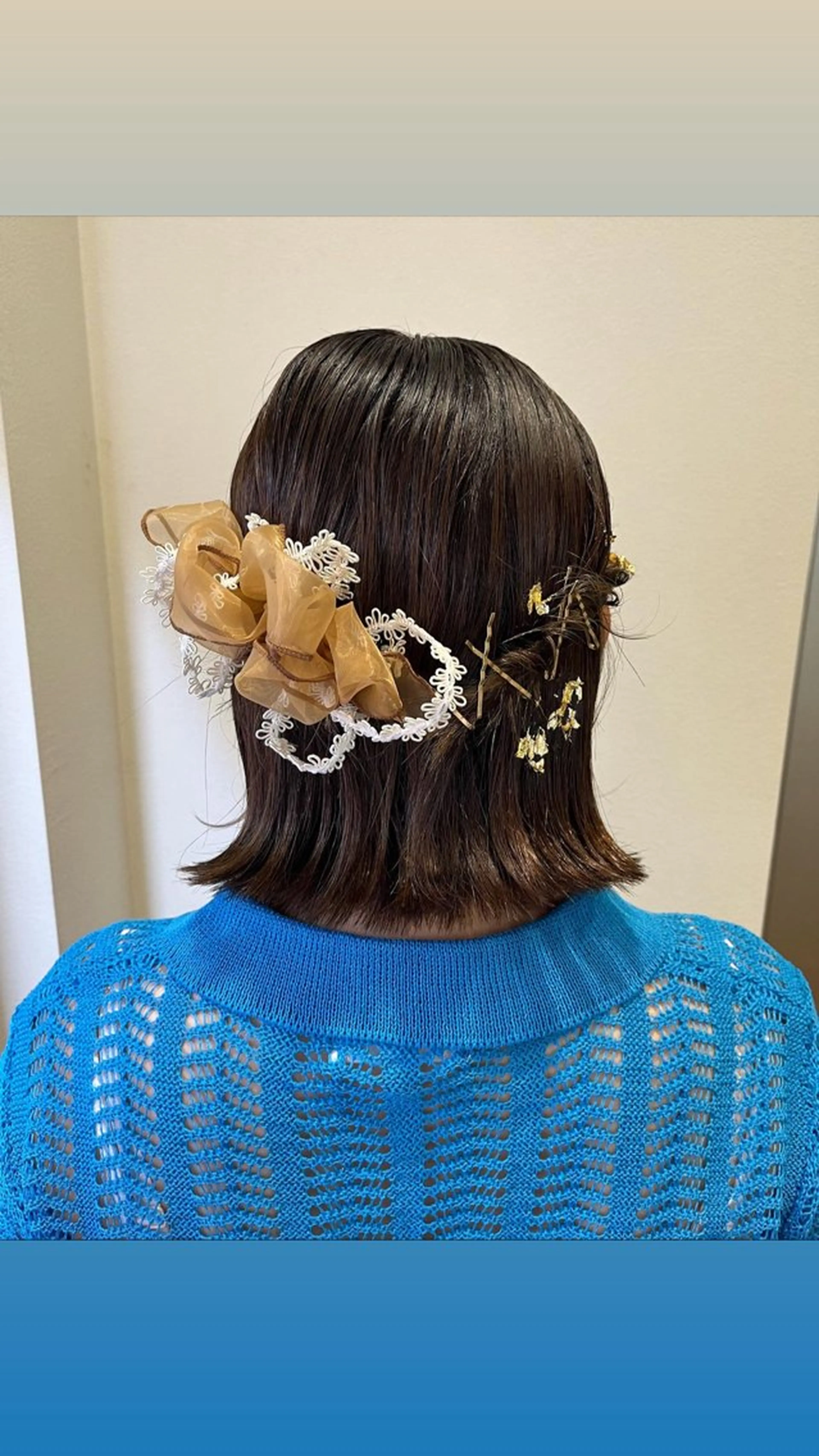 ミディアム ヘアアレンジ ボブ ヘアセット サソウ ユリエ🥥のヘアスタイル