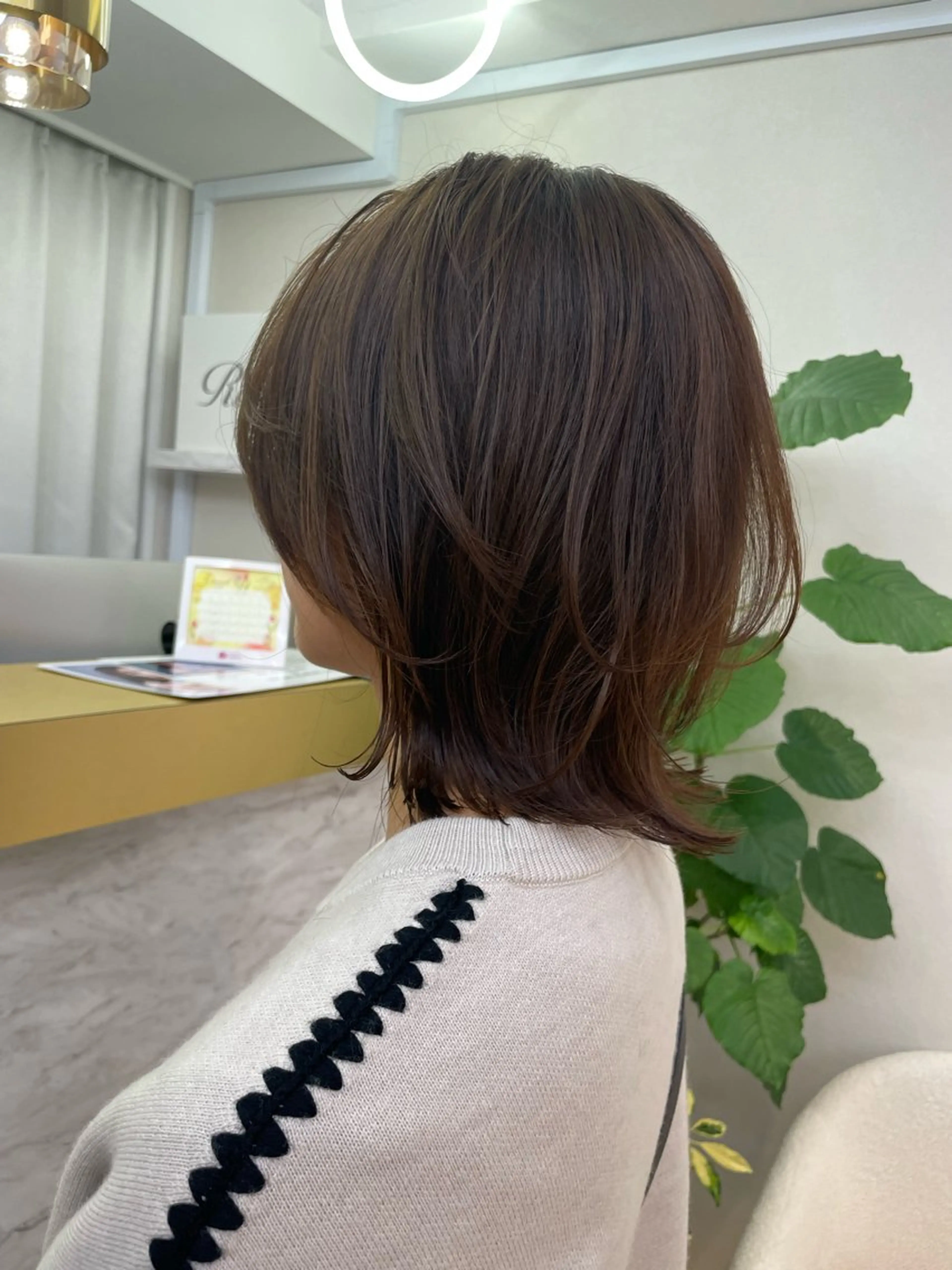 ミディアム ショート・ボブ 中村俊哉のヘアスタイル