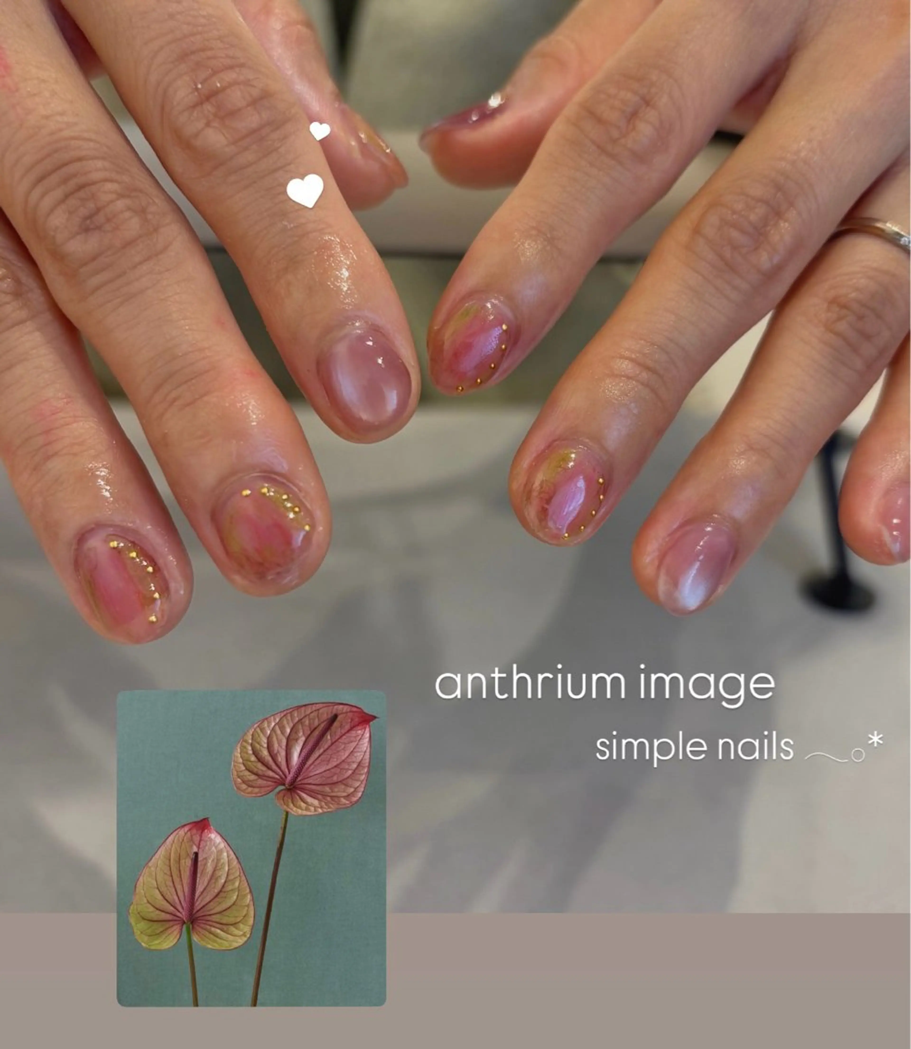 ネイル ニュアンスネイル シンプルネイル 春ネイル ハンドネイル enurk店 🍋 M I K U  *のその他イメージ