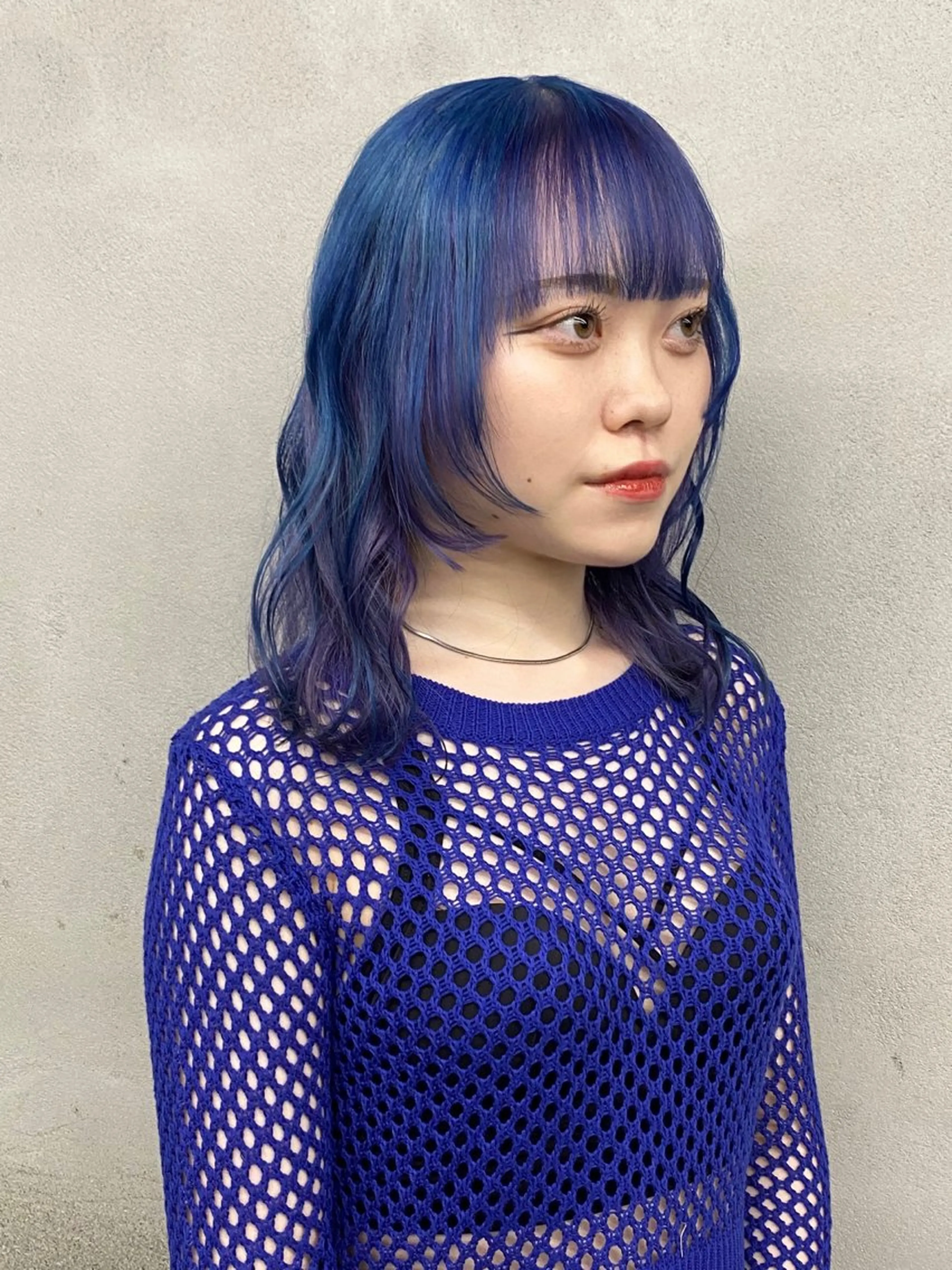 セミロング カラー ヘアカラー トリートメント 柏 デザインカラー/ レイヤー🐣シオリのヘアスタイル