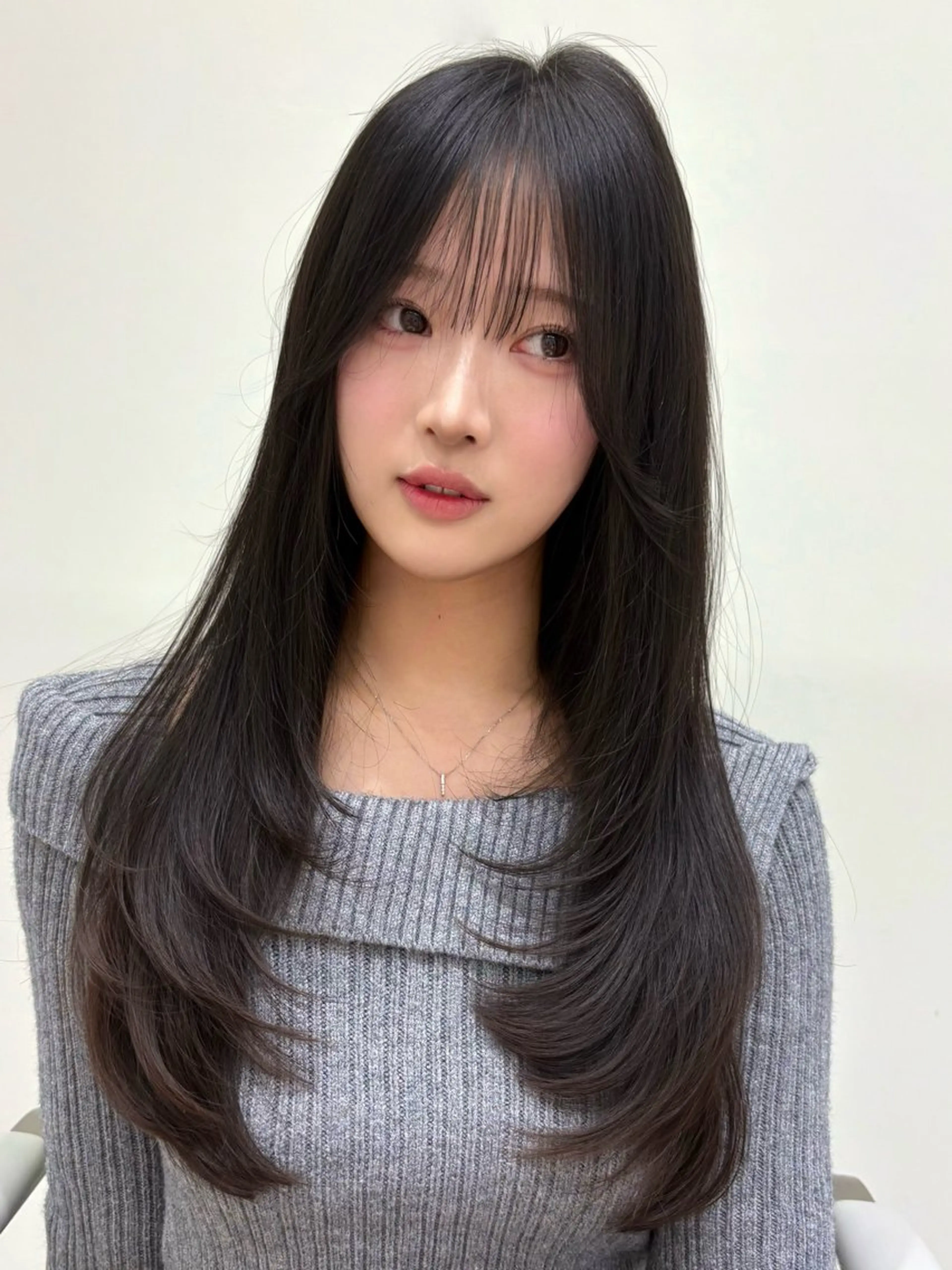 ロング レイヤーカット カット ヘアカラー トリートメント PULSE yokohama所属・タッセルボブ/韓国 レイヤー/髪質改善のヘアスタイル